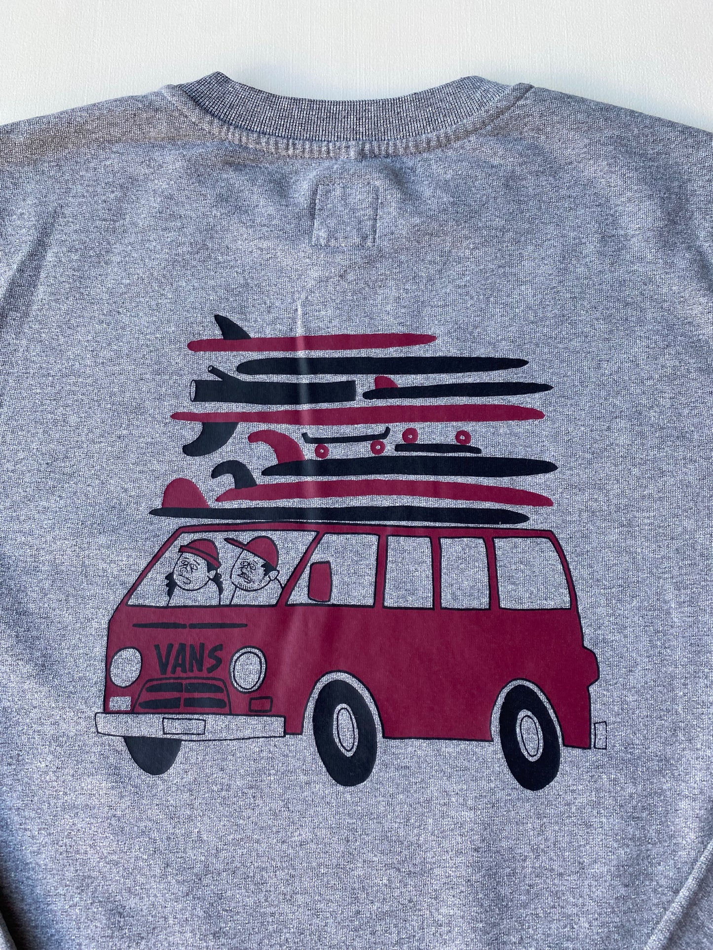 ✅ Pull Vans, gris, XL enfant