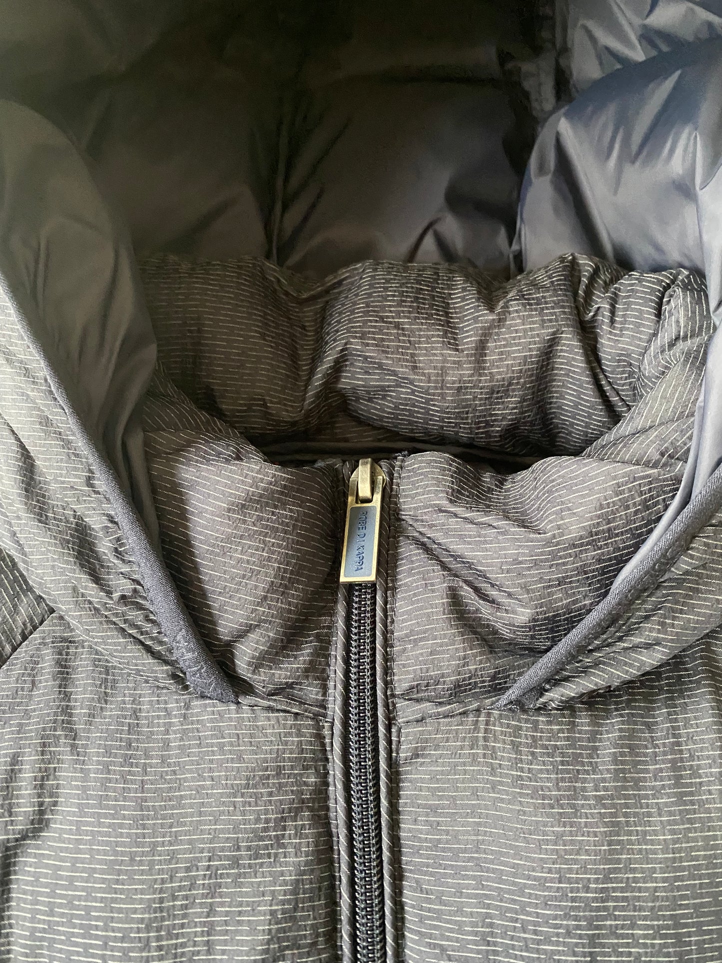 ✅ Doudoune Kappa, noir, M légèrement cintré