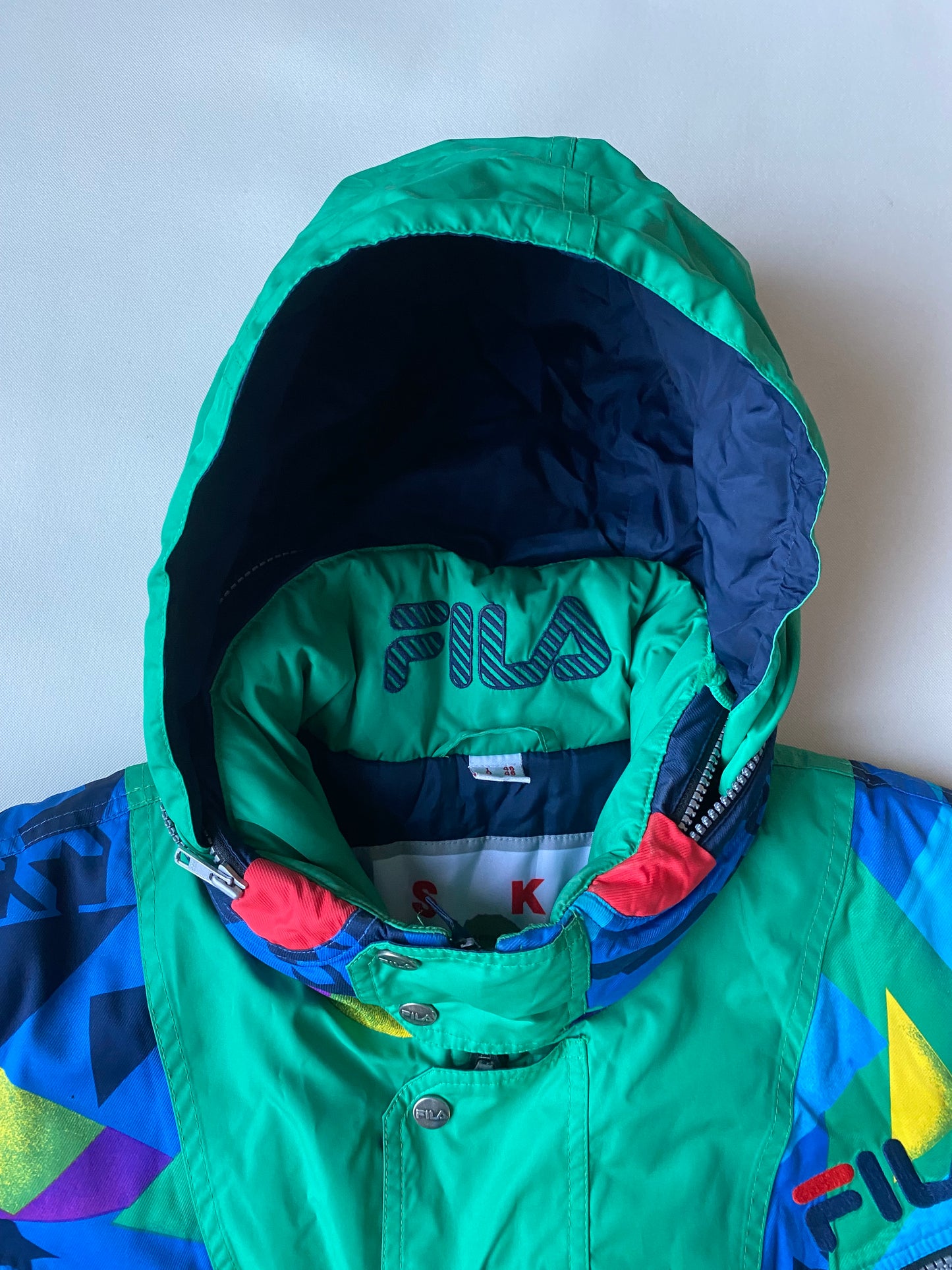 ✅ manteau vintage Fila, multicolore, L/XL