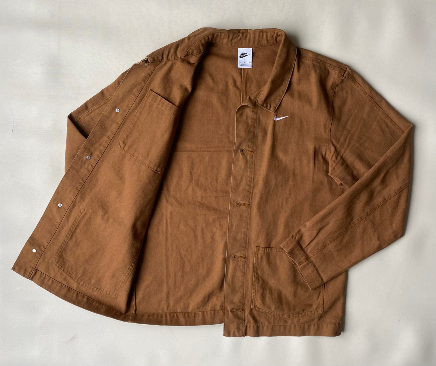 ✅ Veste Nike coton, marron, M