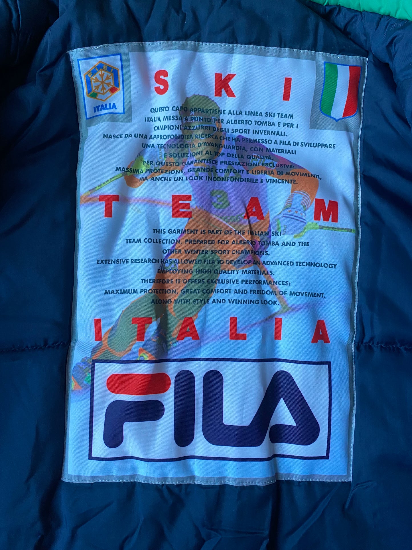 ✅ manteau vintage Fila, multicolore, L/XL
