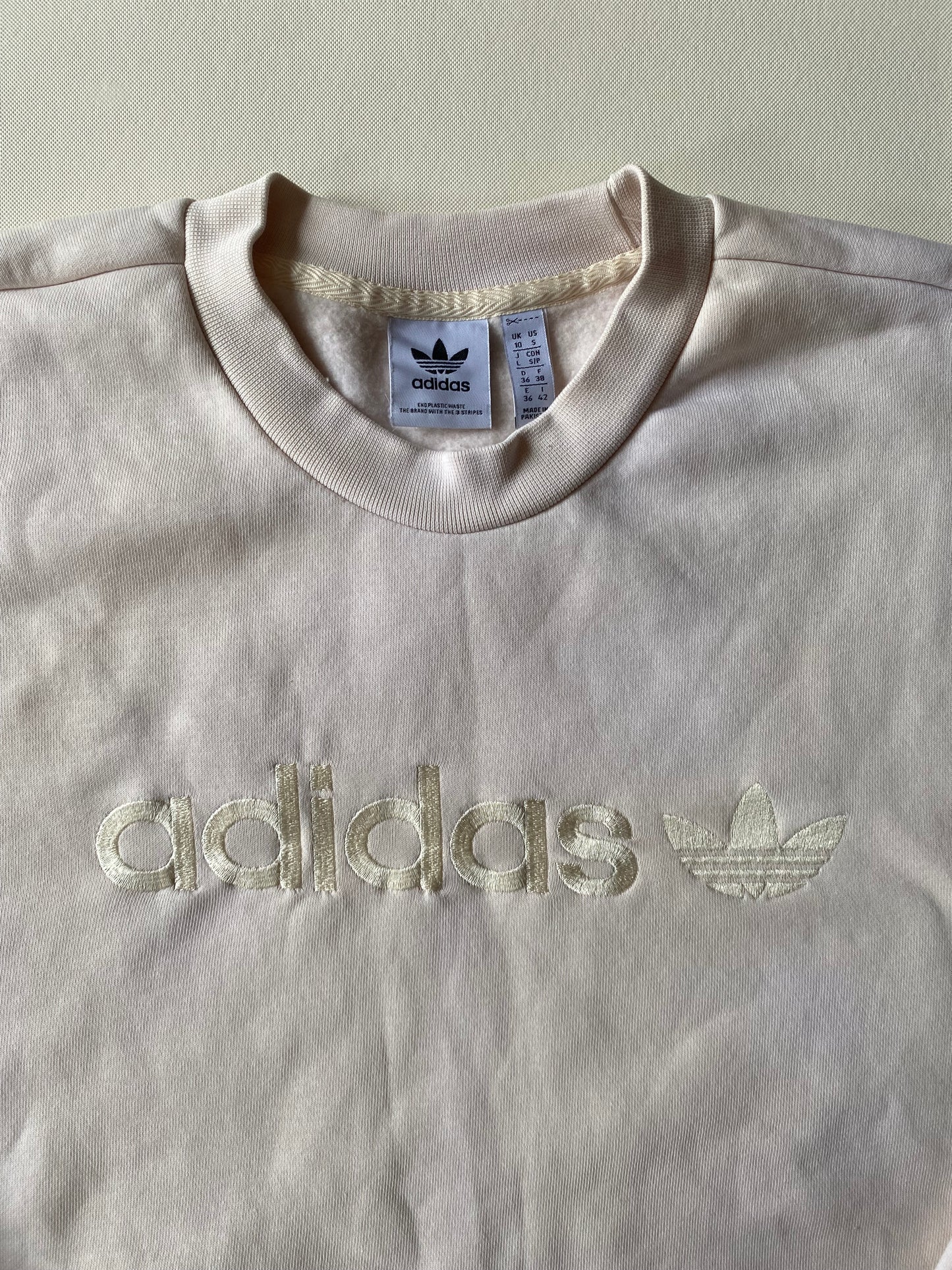 ✅ Pull adidas originals, beige, S