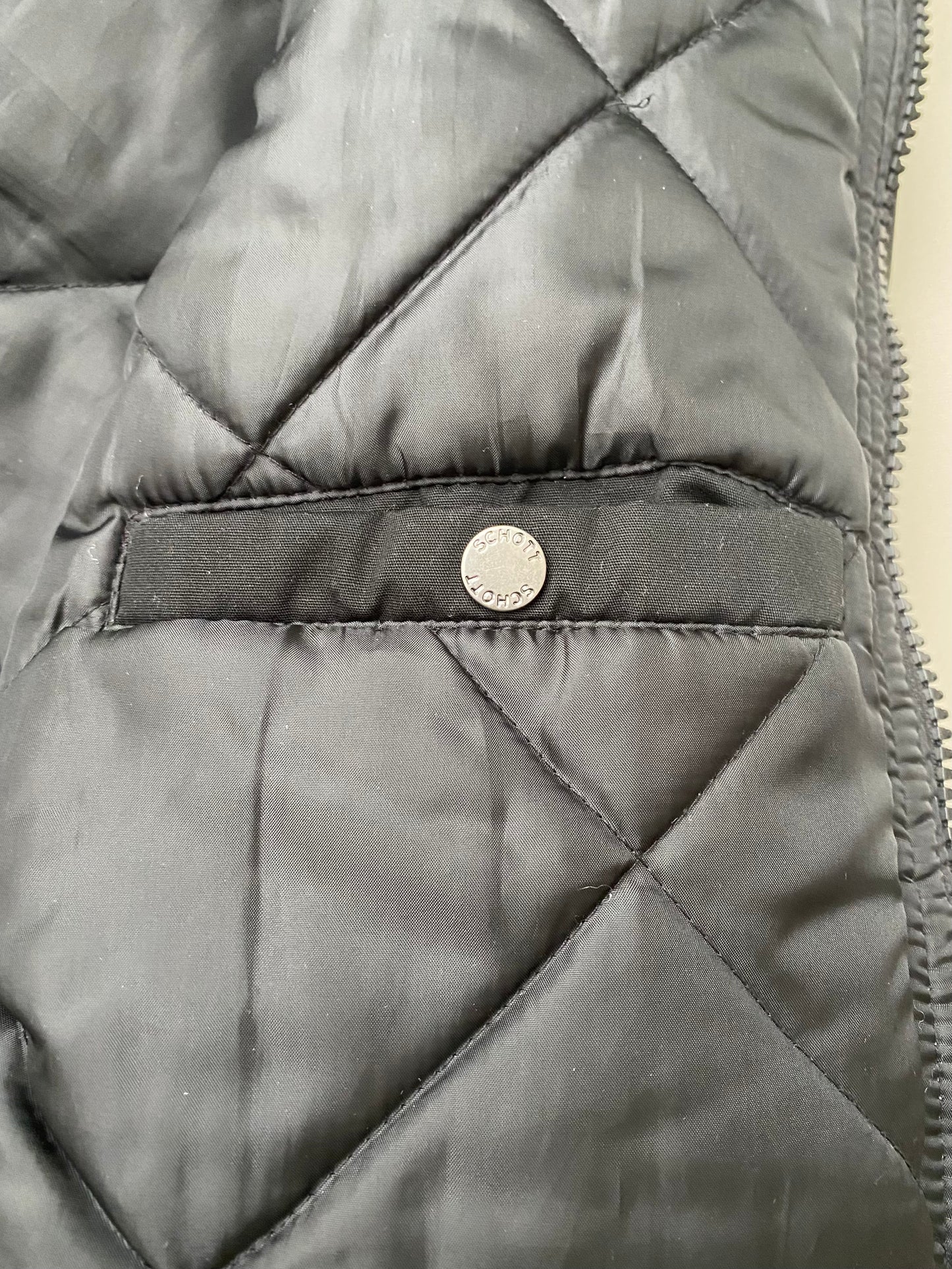 ✅ Manteau Schott, noir, M