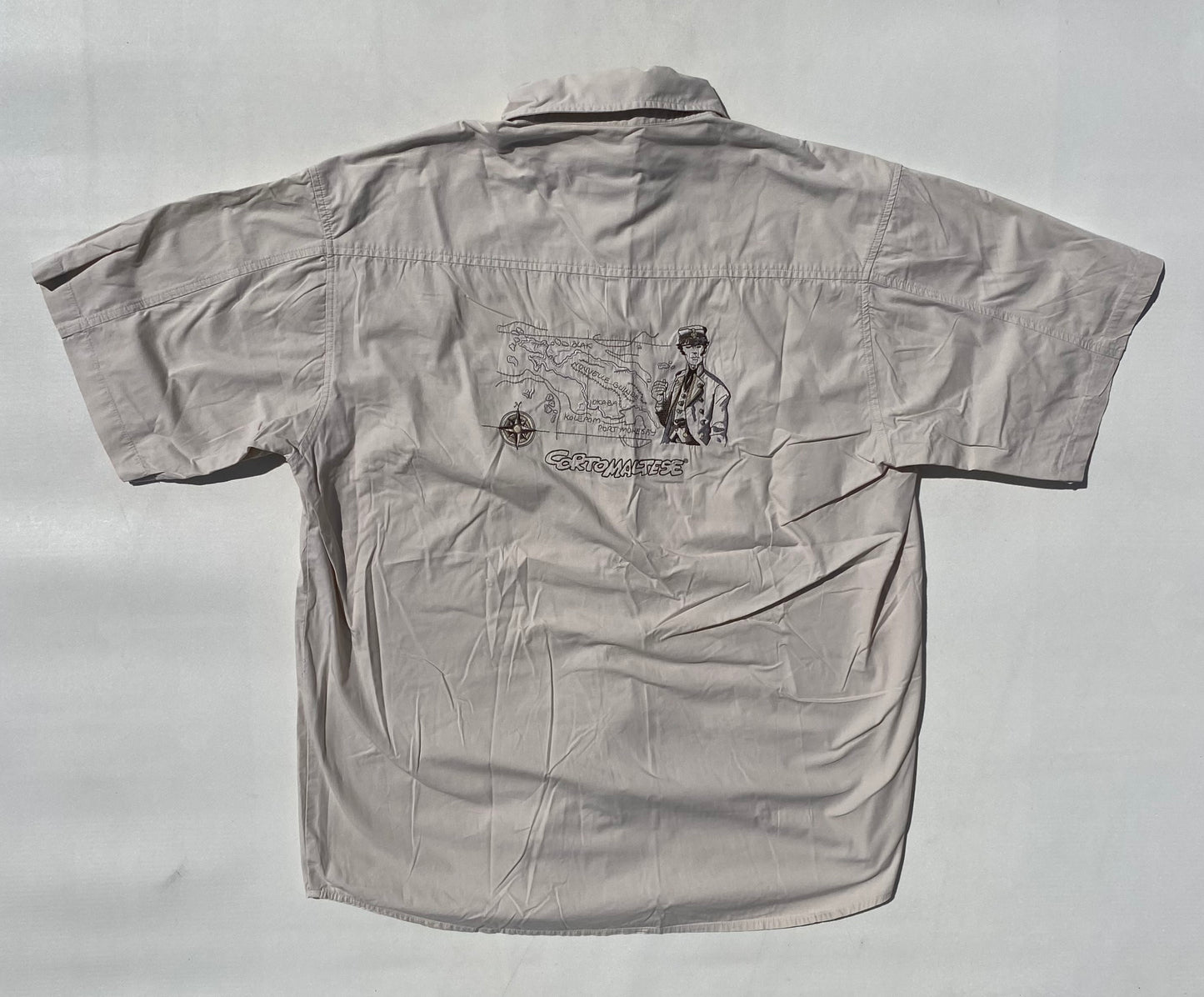 ✅ Chemisette collector Corto Maltese, beige, L