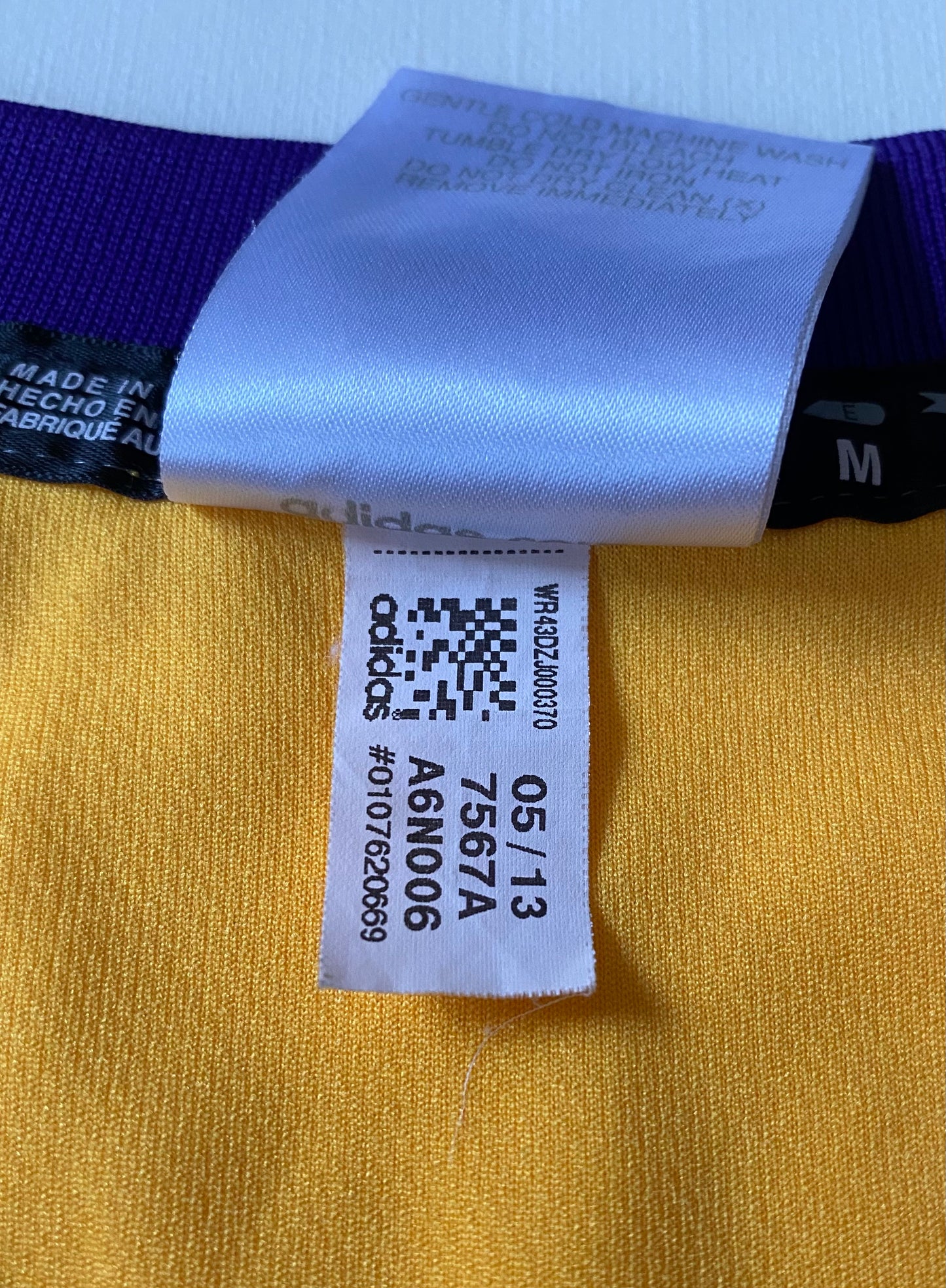 ✅ Maillot NBA Lakers Adidas, Dwight Howard, jaune, M