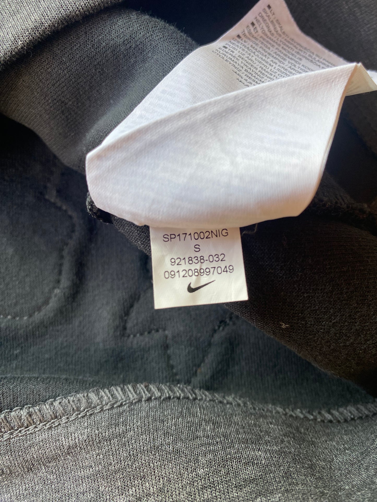 ✅ Pull nike "victory is in the struggle", gris anthracite, S