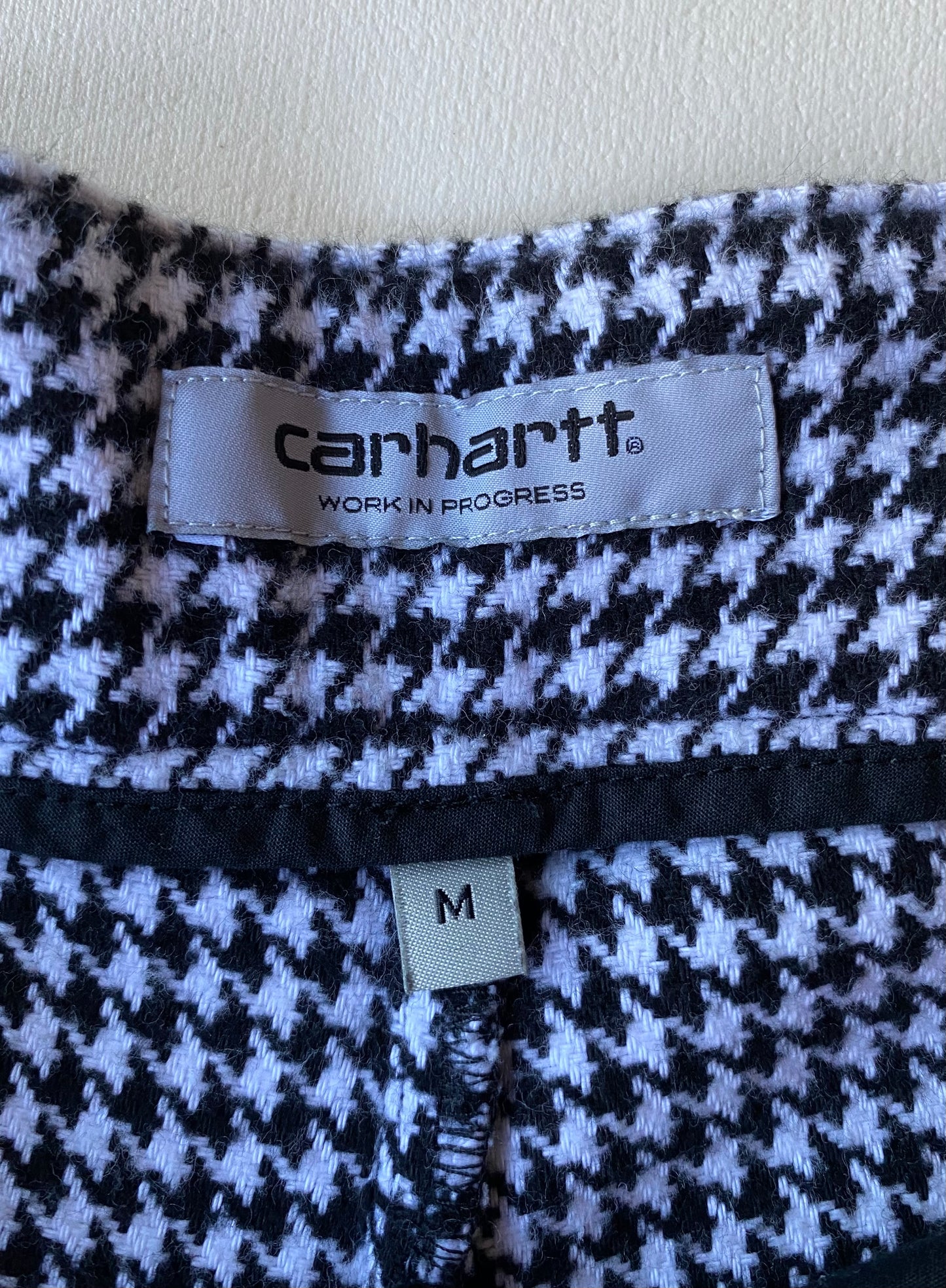✅ Pantalon Carhartt, noir et blanc, M oversize