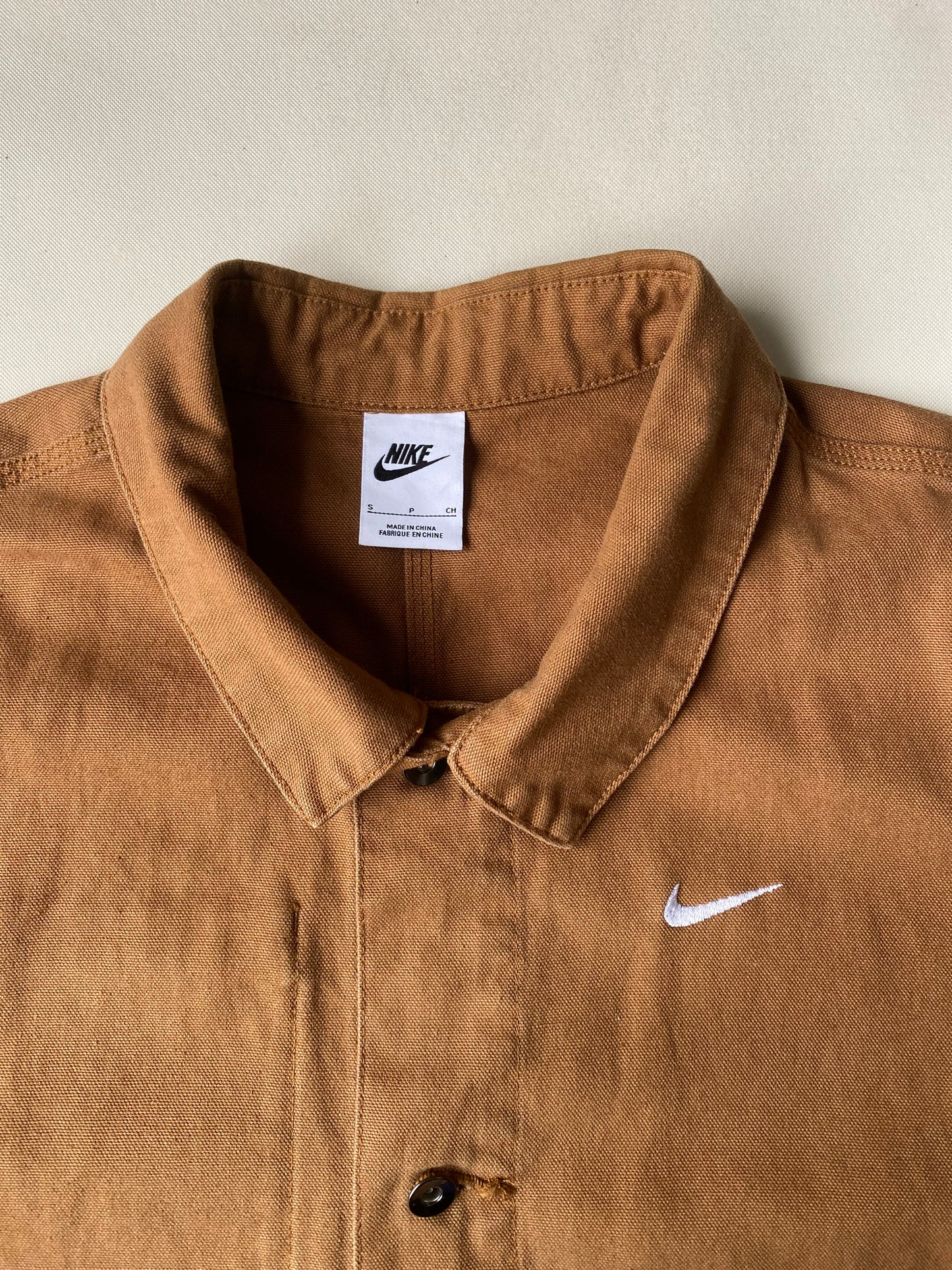 ✅ Veste Nike coton, marron, M