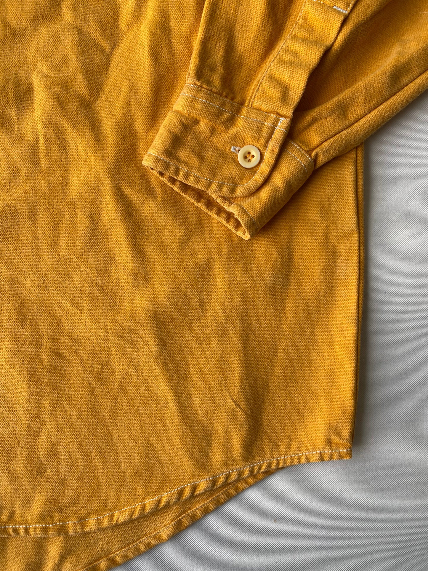 ✅ Chemise épaisse collector Droopy, jaune-orange, L