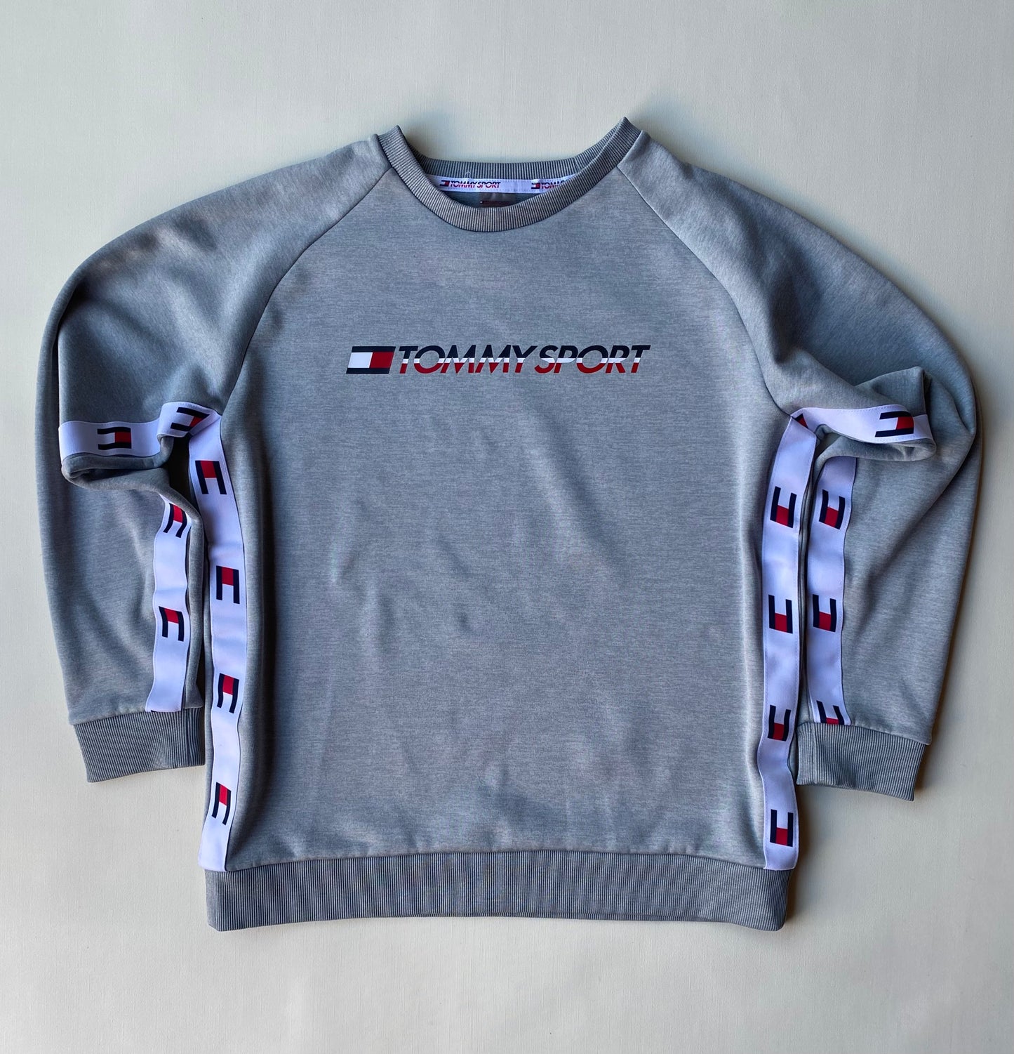 ✅ Pull Tommy Hilfiger sport, gris, M