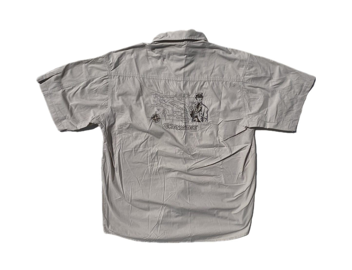 ✅ Chemisette collector Corto Maltese, beige, L