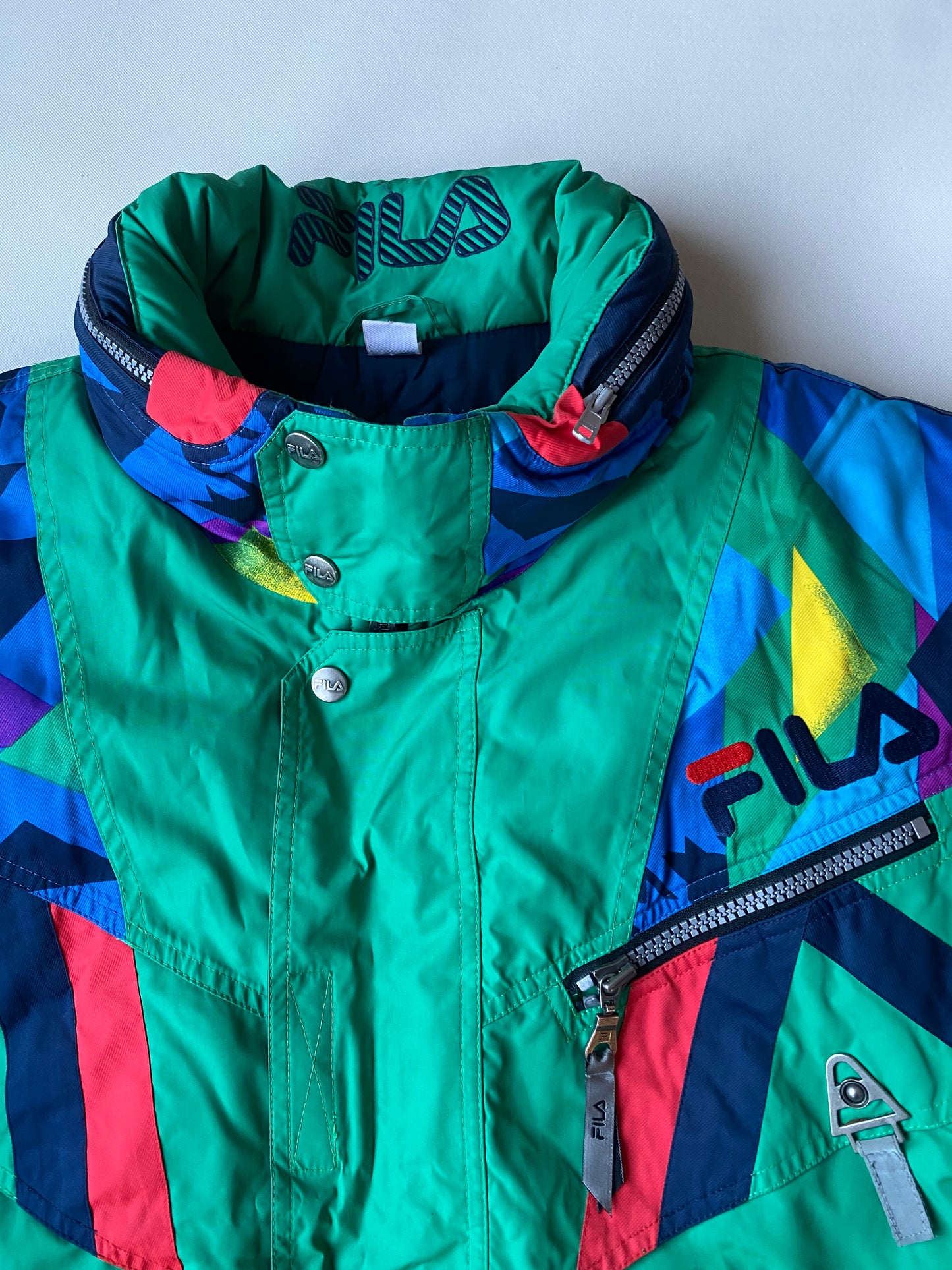 ✅ manteau vintage Fila, multicolore, L/XL