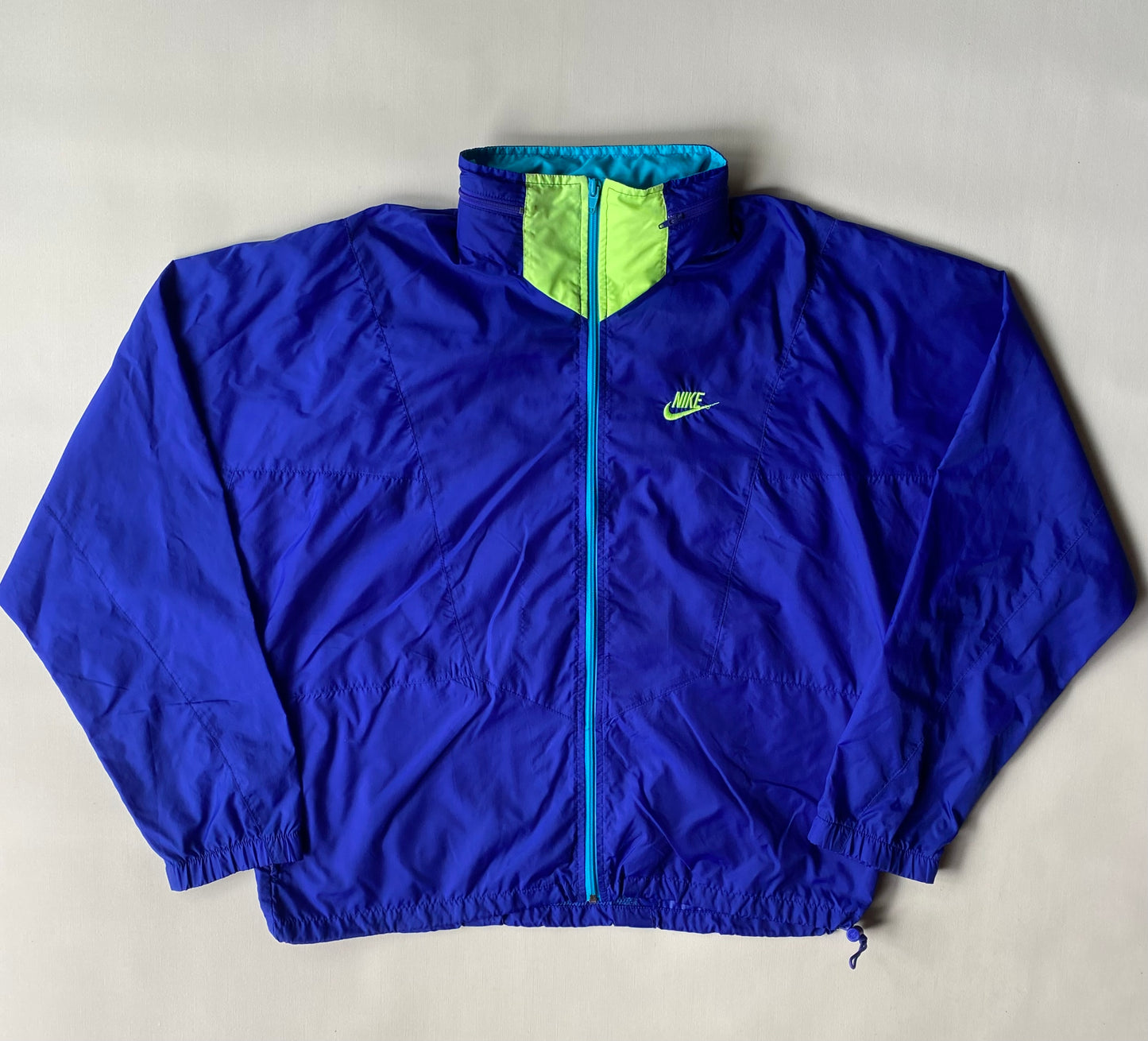 ✅ Veste coupe-vent / pluie Nike, bleu, M oversize