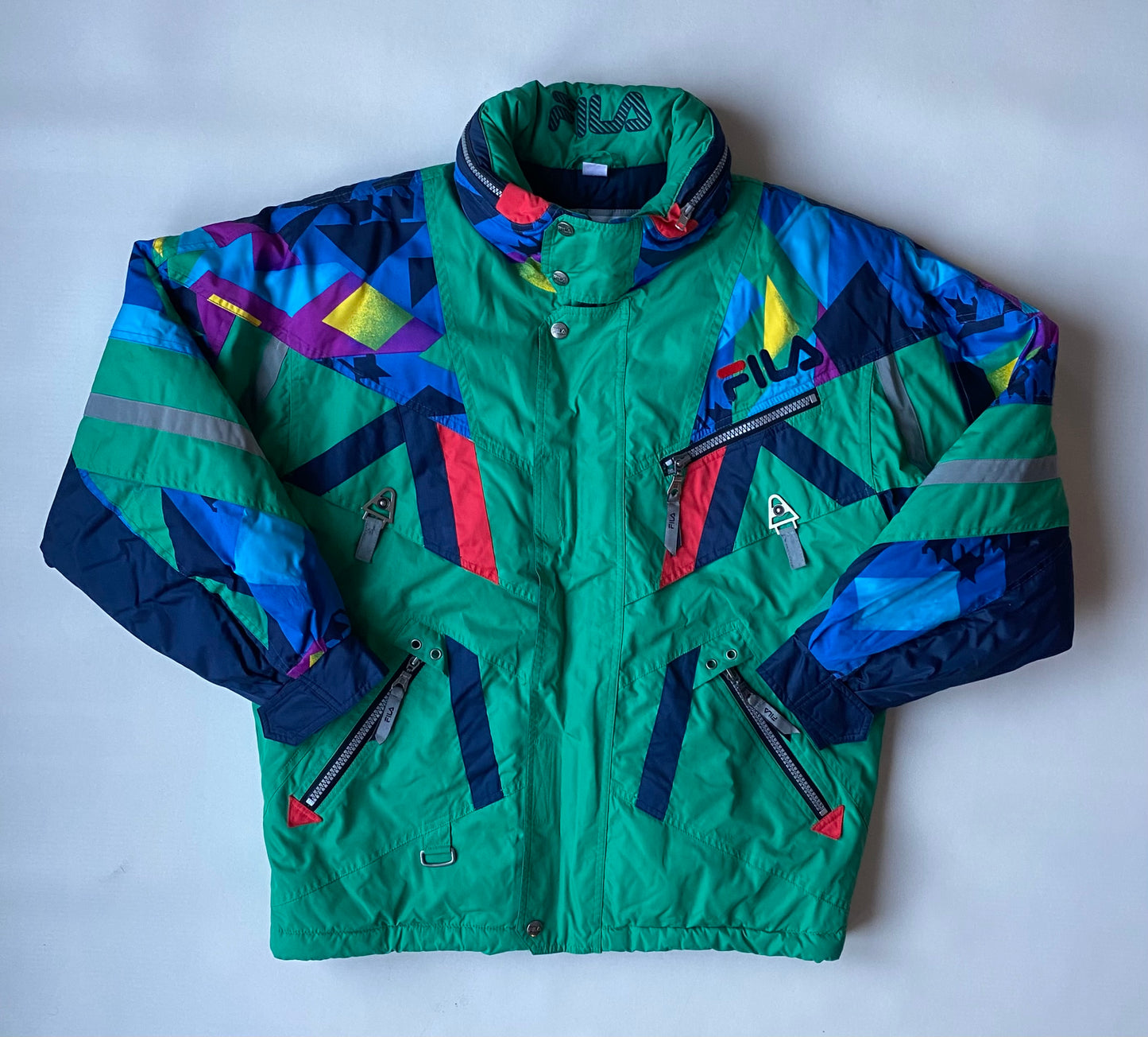 ✅ manteau vintage Fila, multicolore, L/XL