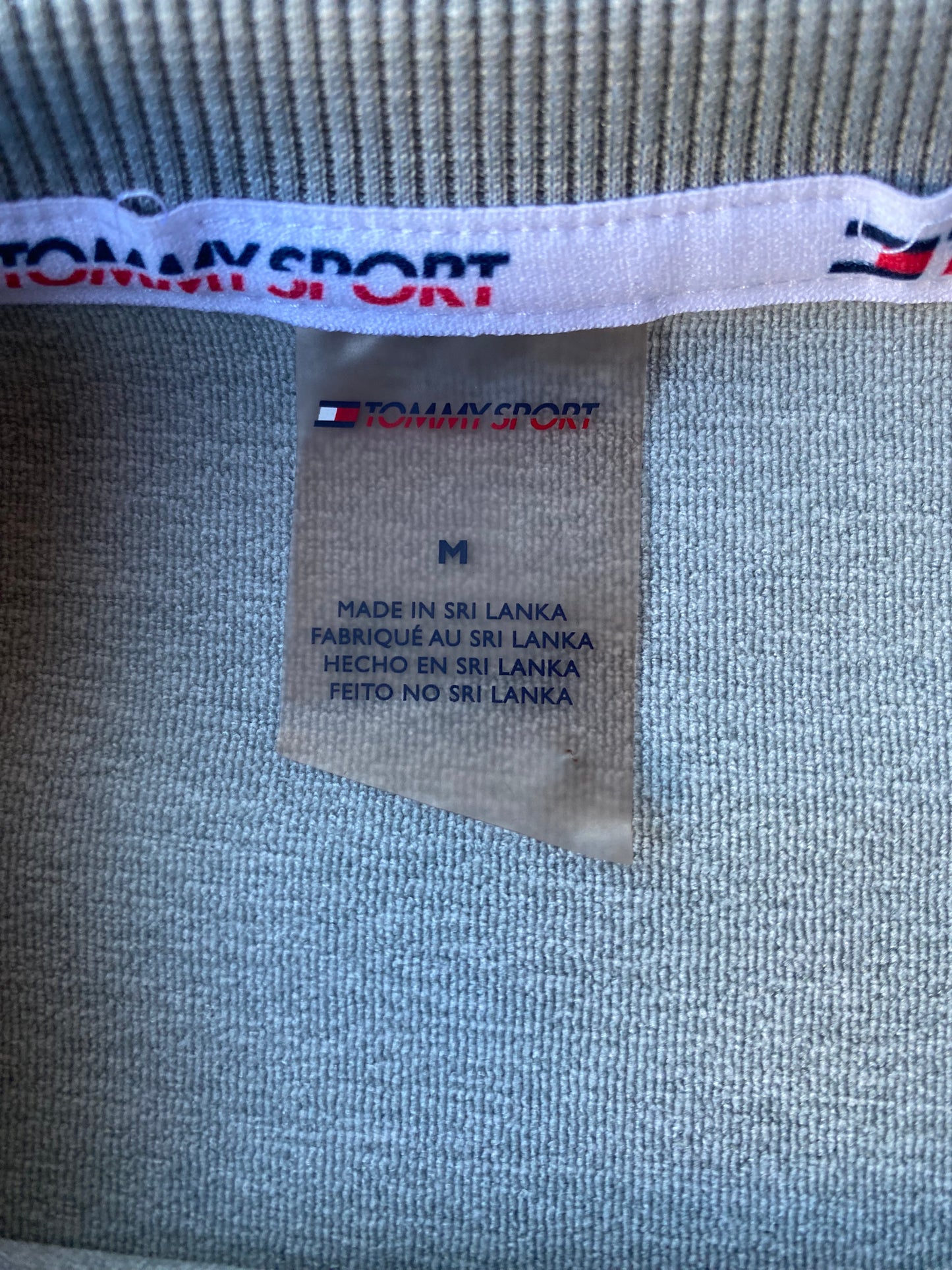 ✅ Pull Tommy Hilfiger sport, gris, M