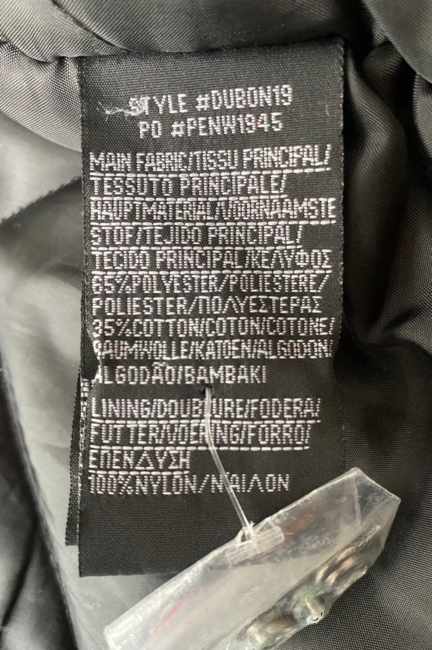 ✅ Manteau Schott, noir, M
