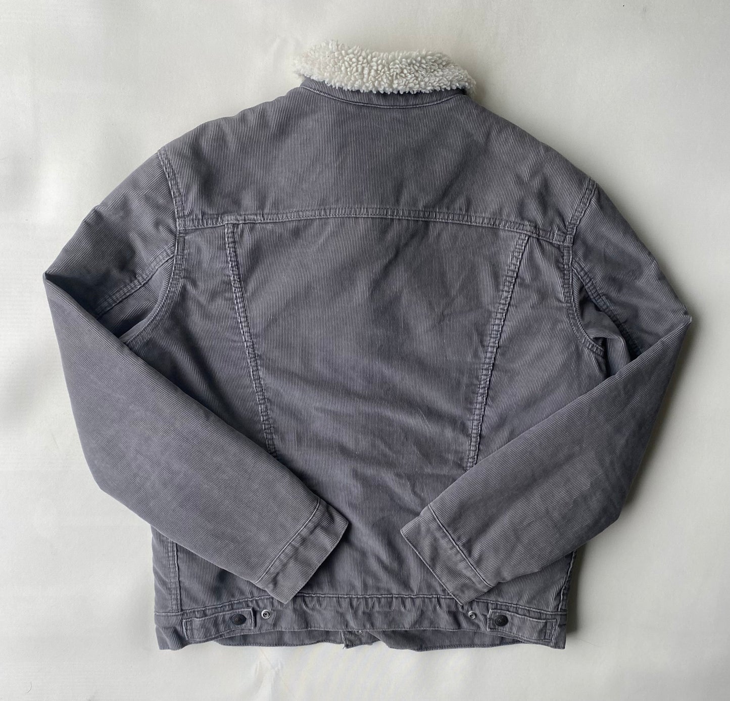 ✅ Veste velours côtelé polaire Levi's, gris, L