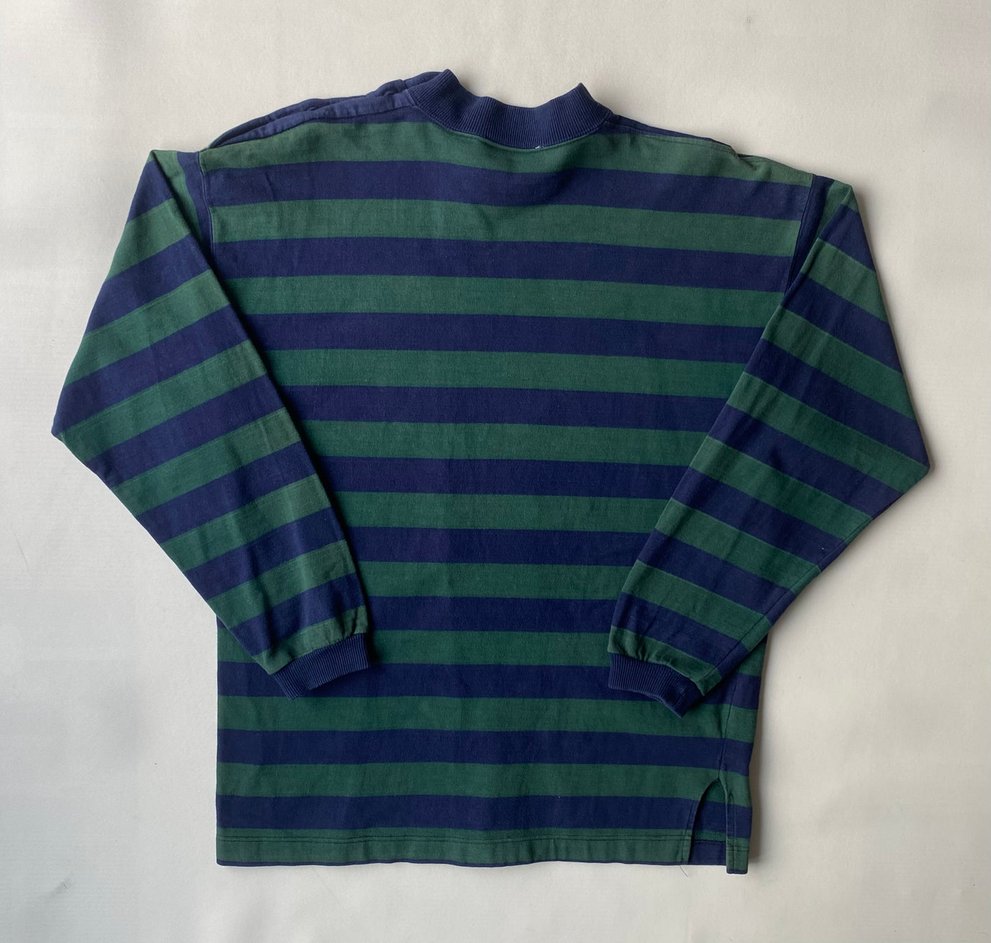 ✅ Pull collector Mickey Donaldson, rayé bleu vert, M/L