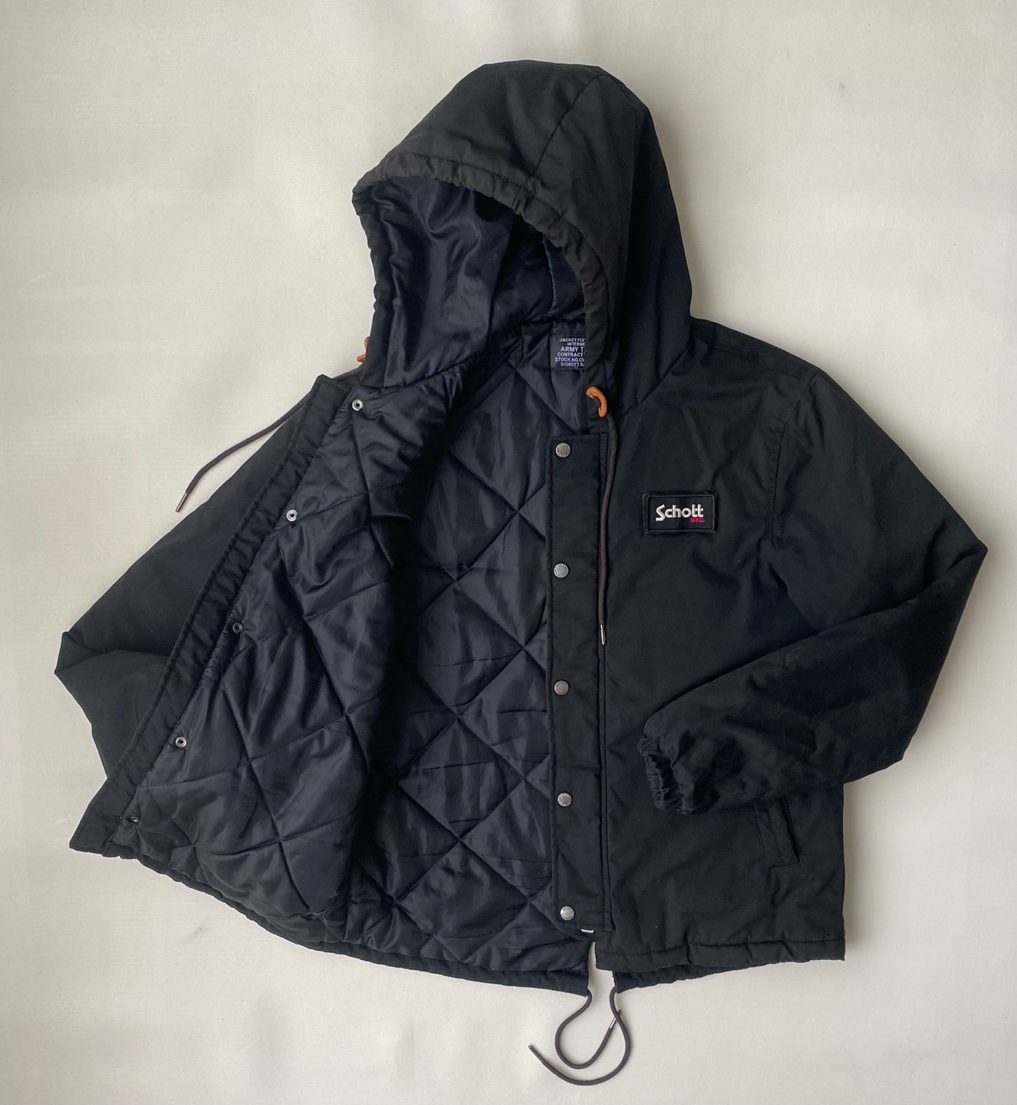 ✅ Manteau Schott, noir, M