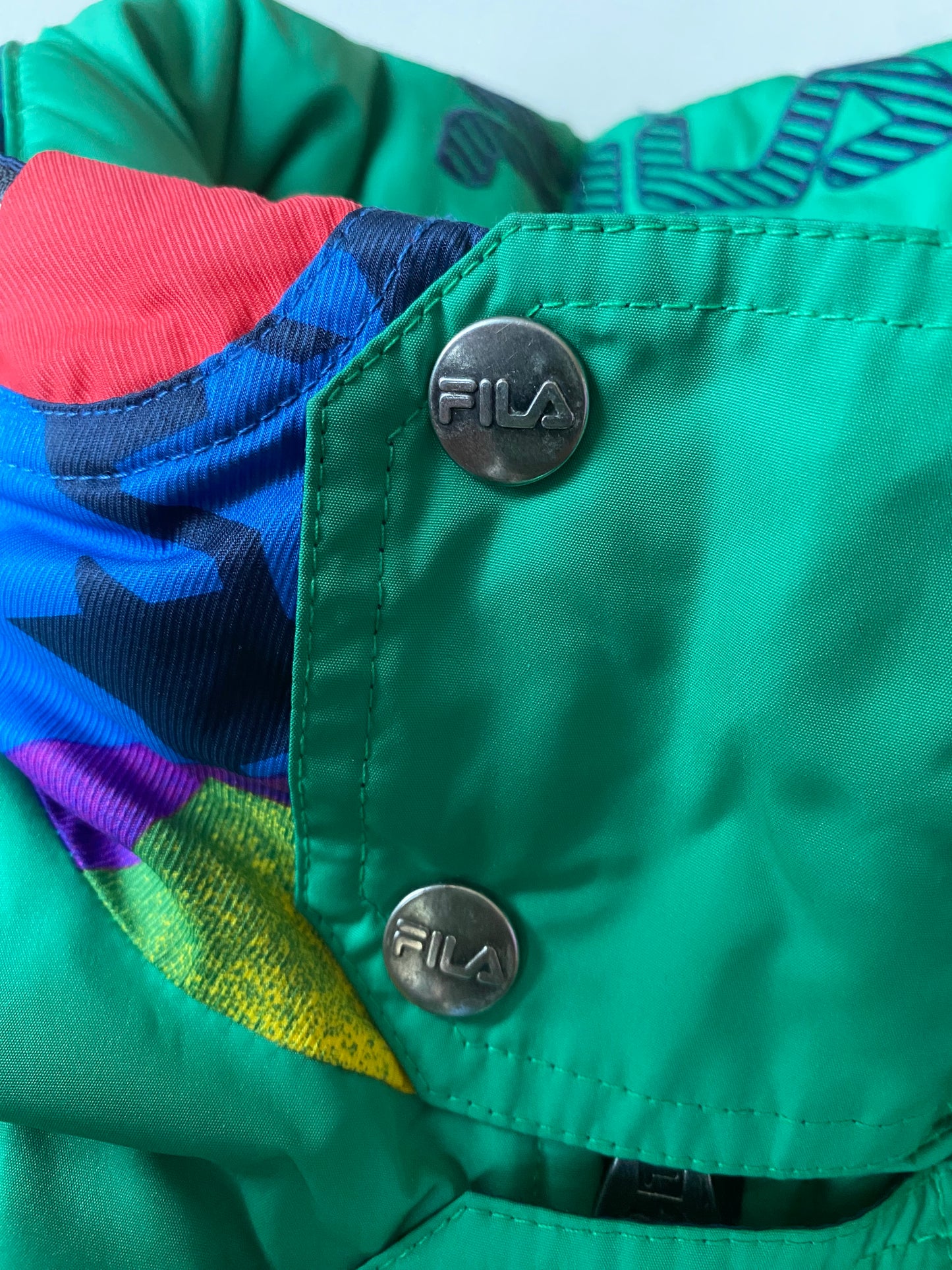 ✅ manteau vintage Fila, multicolore, L/XL