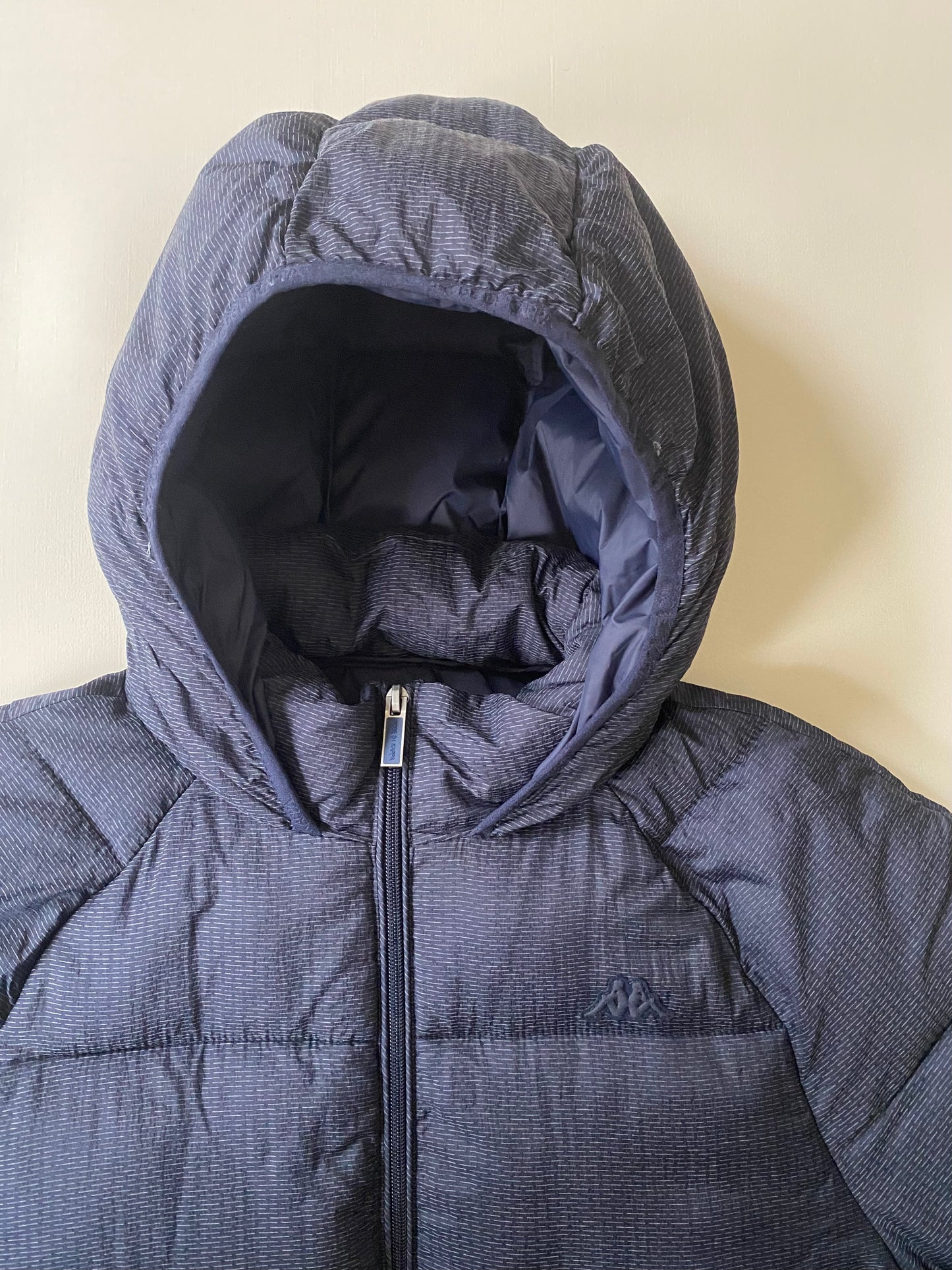 ✅ Doudoune Kappa, noir, M légèrement cintré