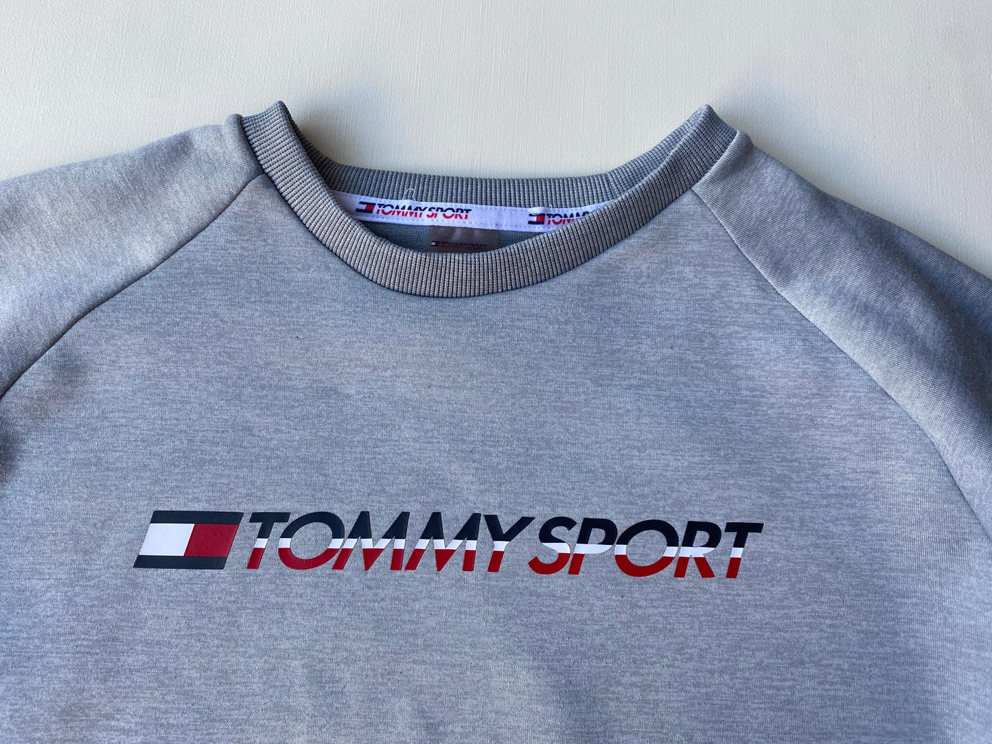 ✅ Pull Tommy Hilfiger sport, gris, M