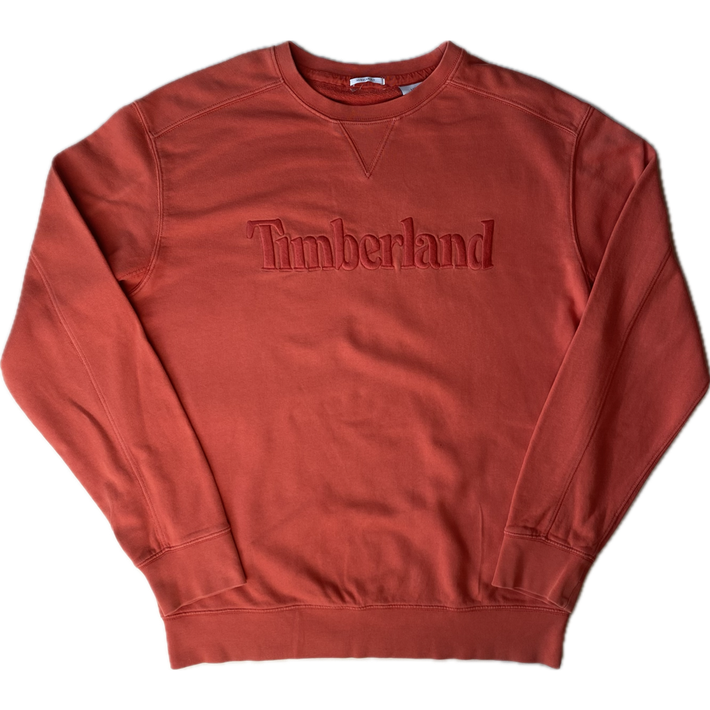 ✅ Pull Timberland brodé, orange, L