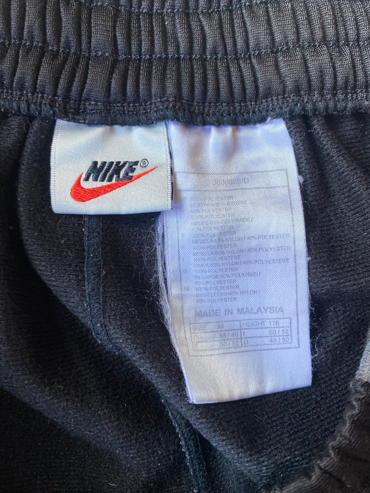 ✅ Pantalon Nike vintage boutons pression, noir, M légèrement cintré (38)
