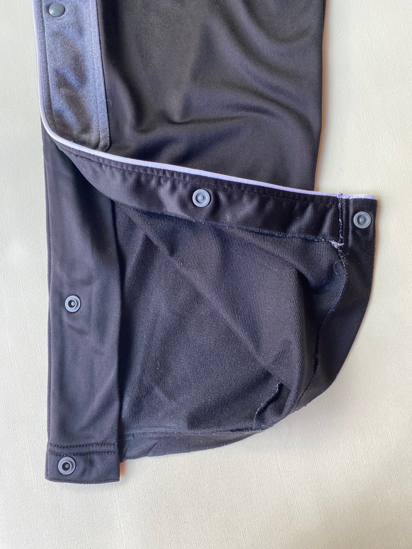 ✅ Pantalon Nike vintage boutons pression, noir, M légèrement cintré (38)