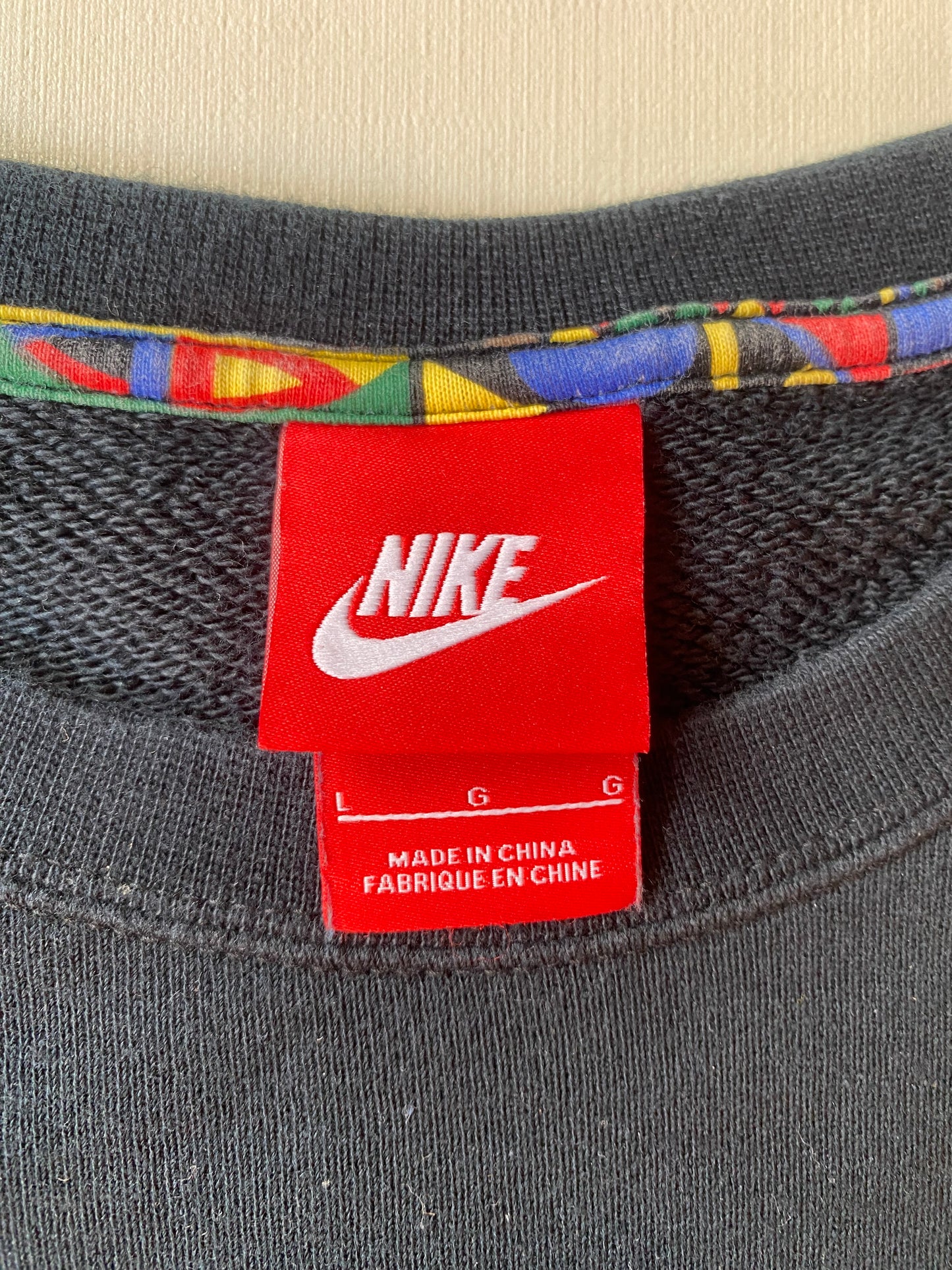 ✅ Pull Nike, Gris/Noir, L