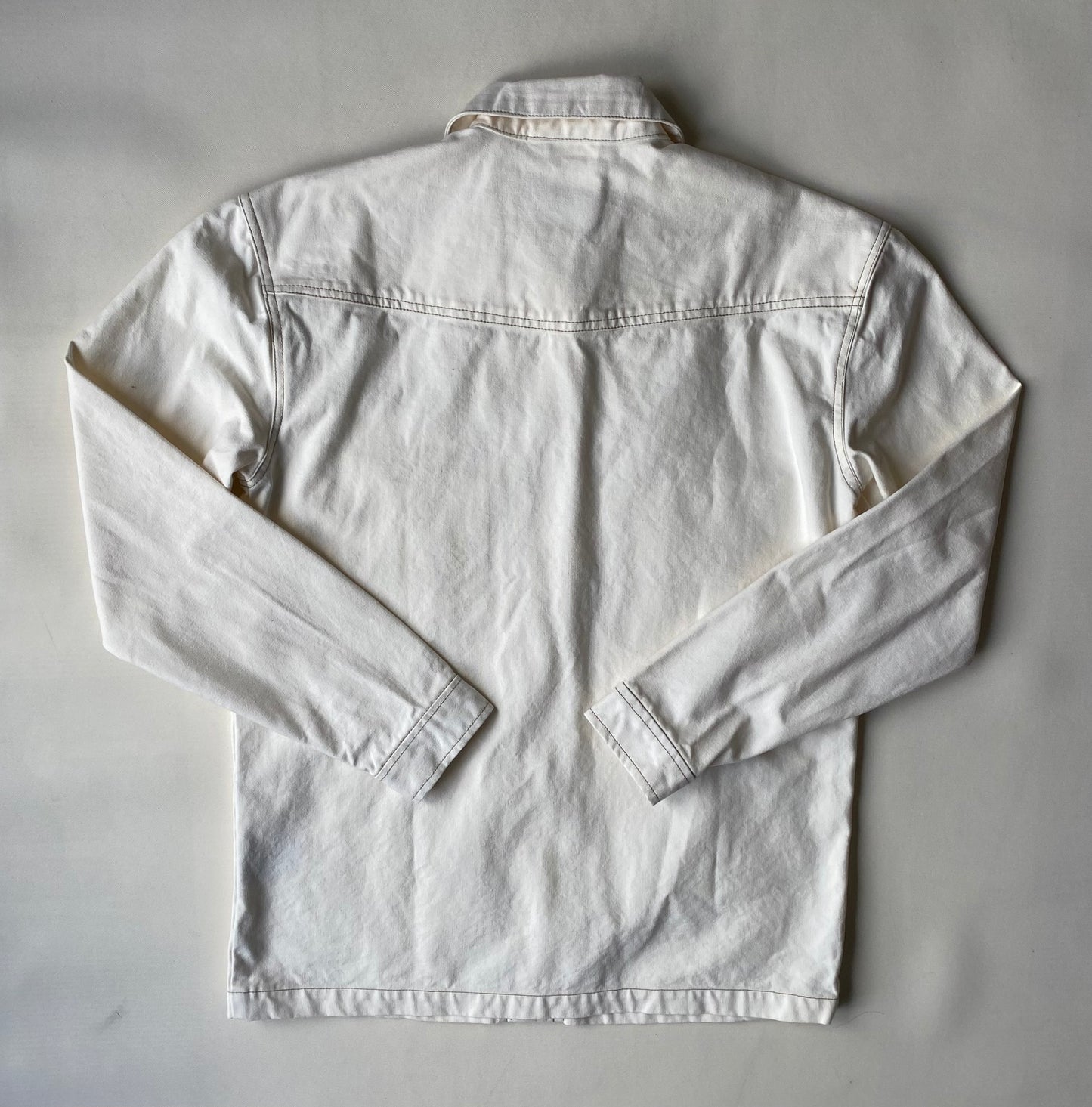 ✅ Veste jean Karl Kani, crème, M