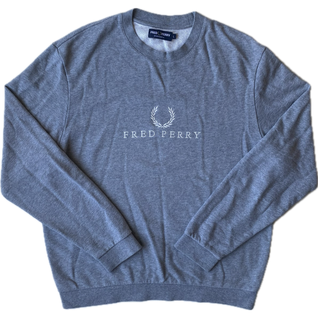 ✅ Pull fred Perry, gris, L