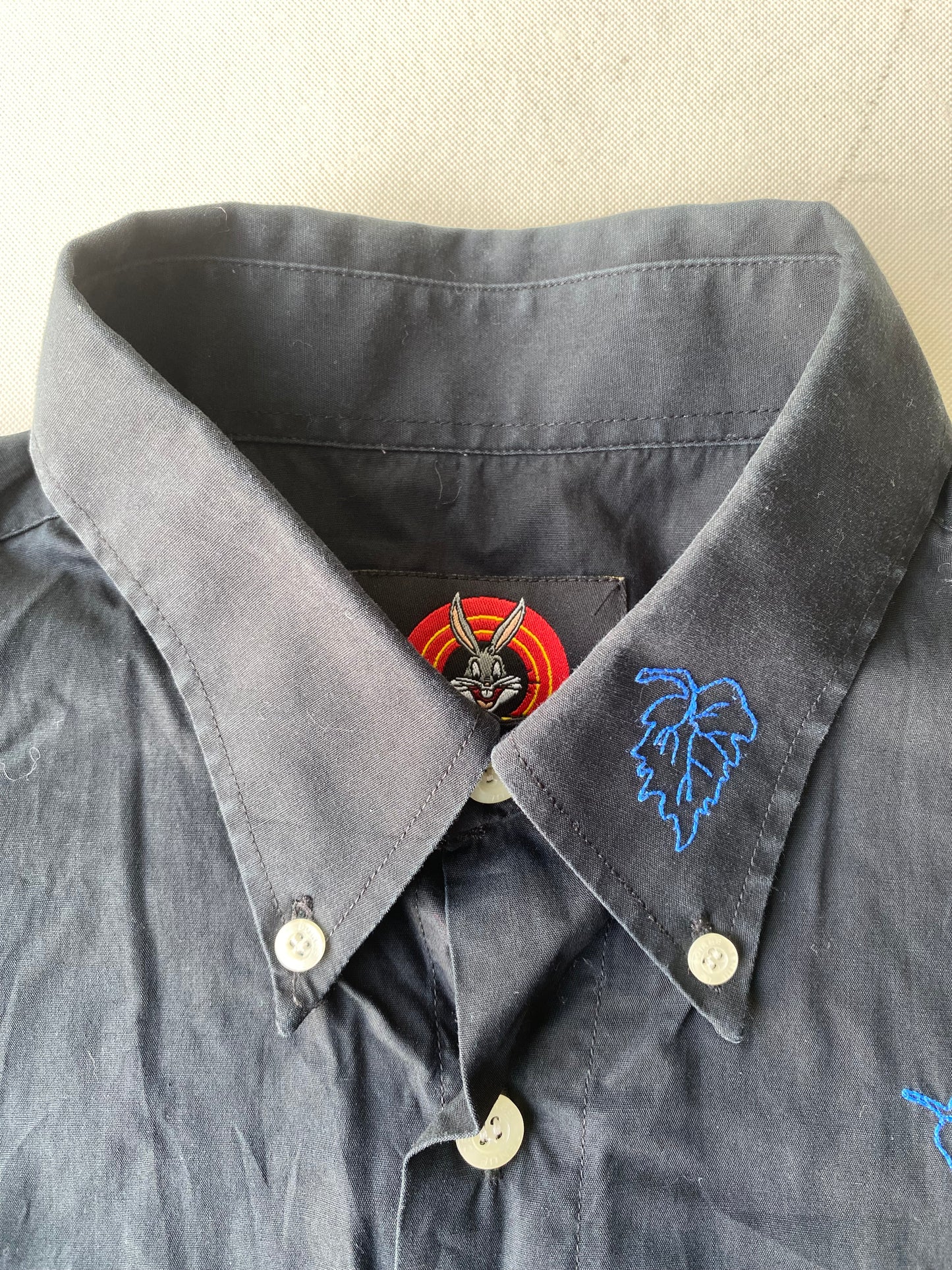 ✅ Chemise Looney Tunes Titi, noir, L