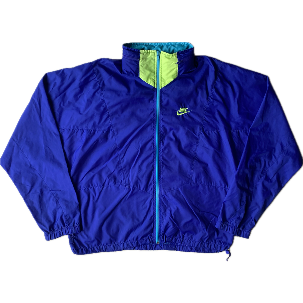 ✅ Veste coupe-vent / pluie Nike, bleu, M oversize