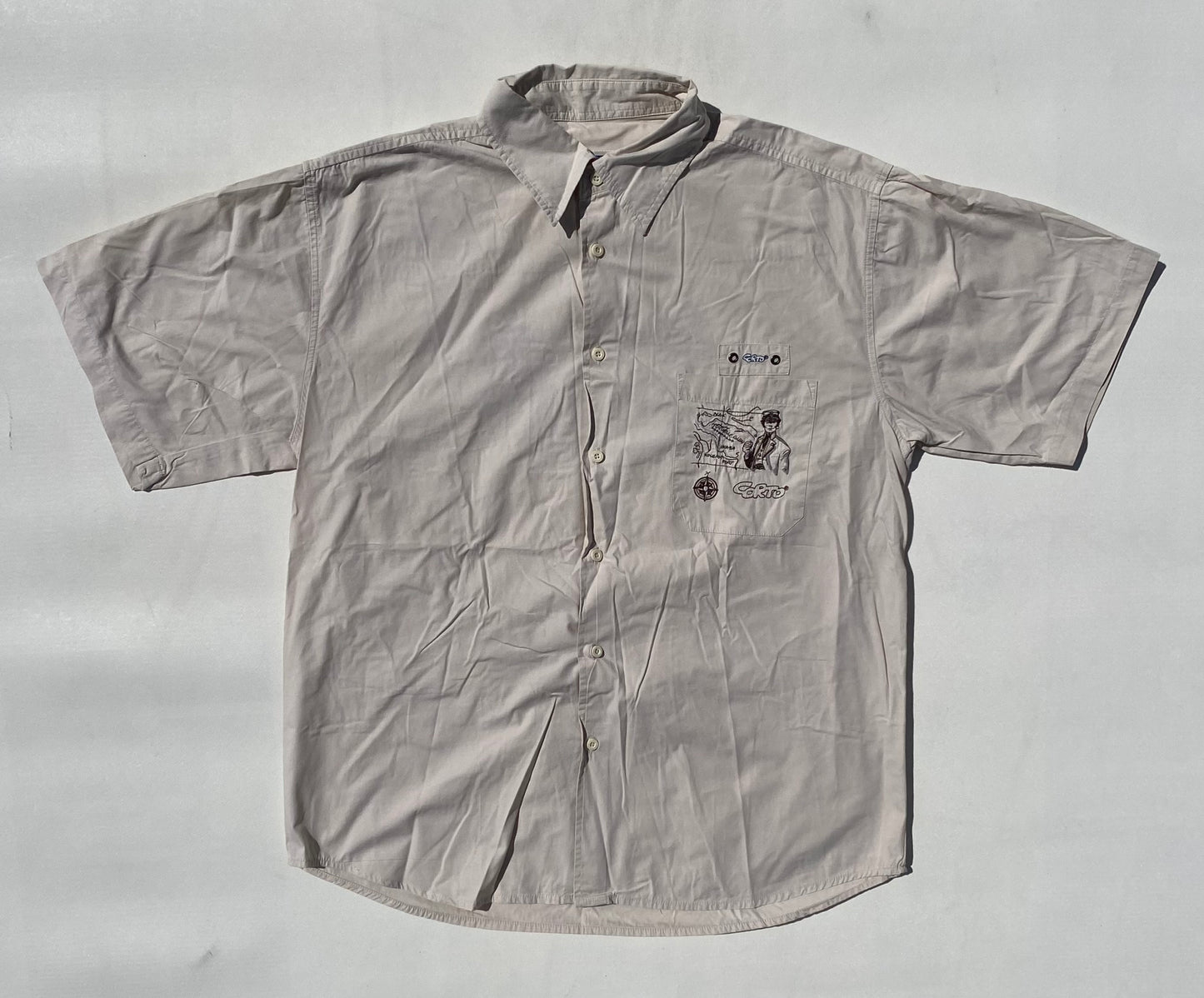 ✅ Chemisette collector Corto Maltese, beige, L