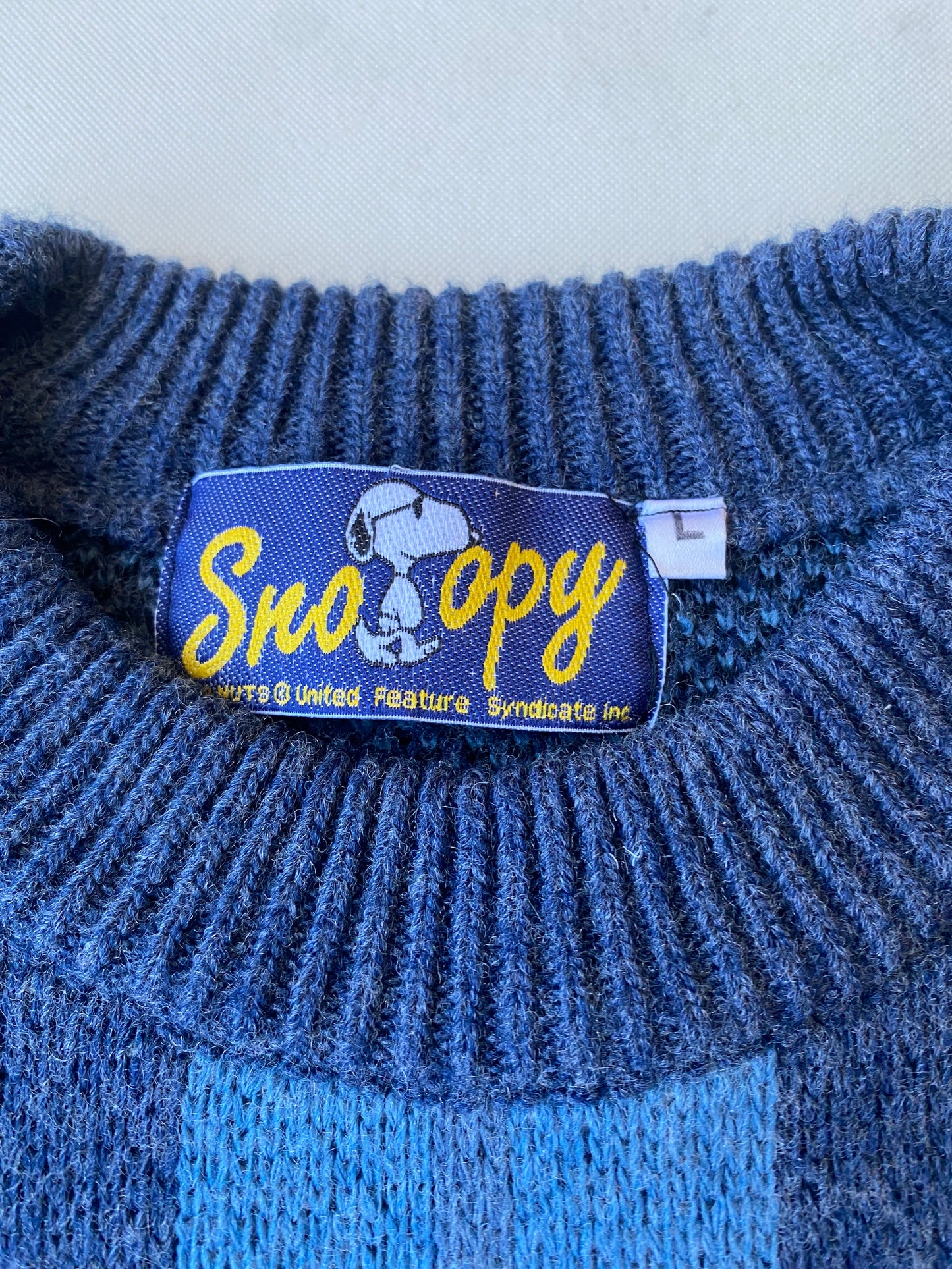 ✅ Pull collector Snoopy, bleu, S