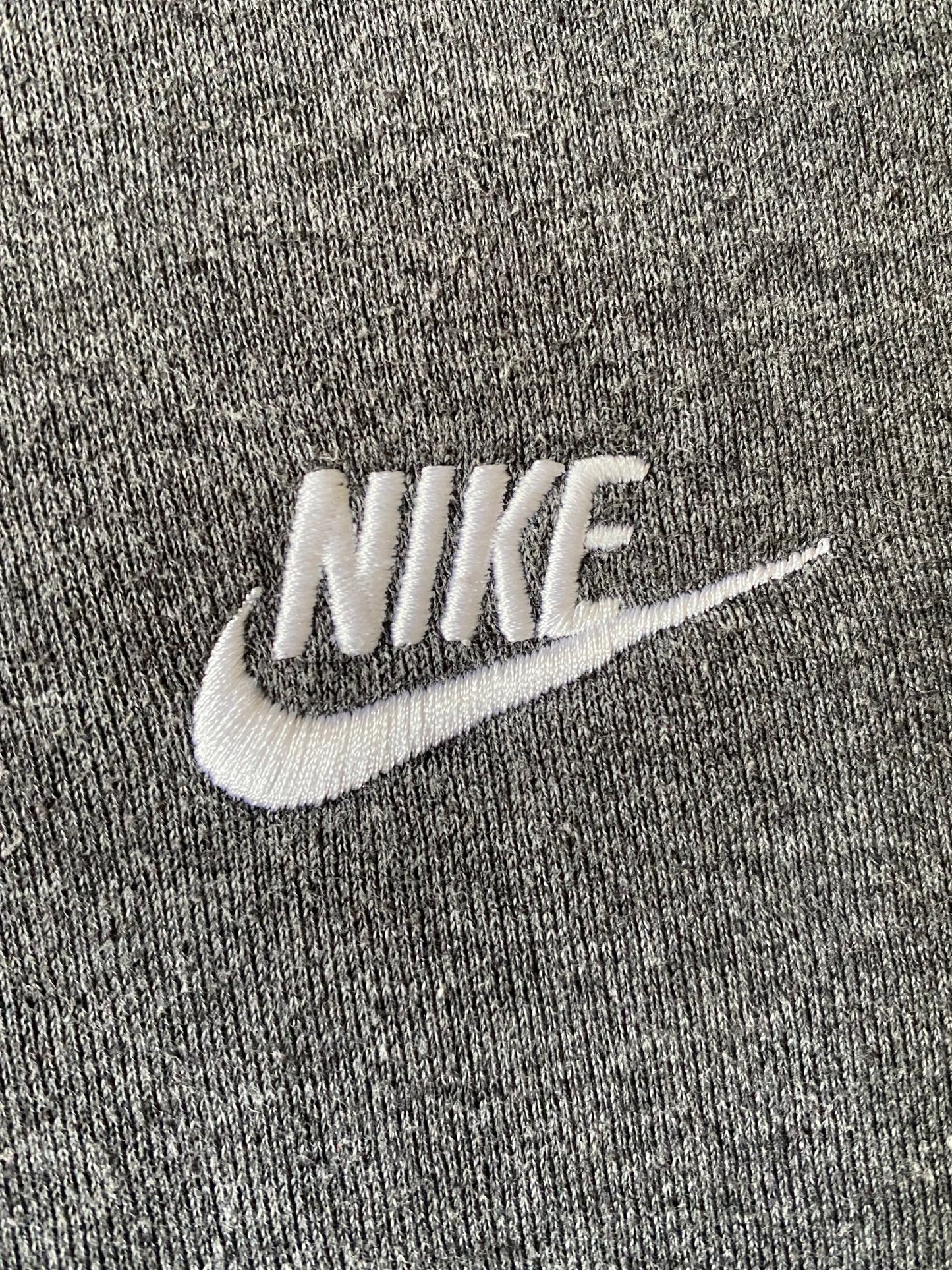 ✅ Pull zippé col camionneur Nike, gris, S