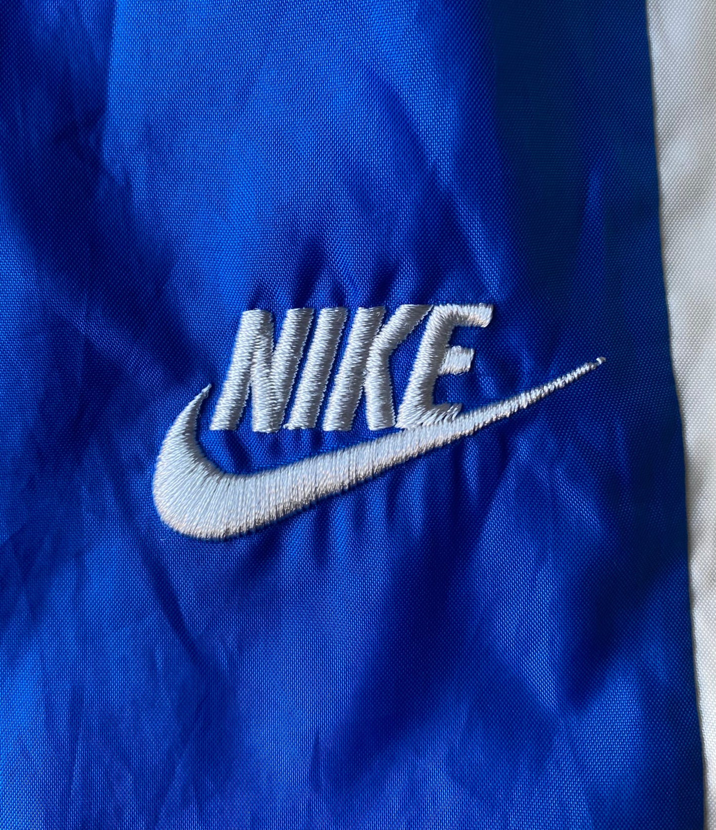 ✅ Pantalon jogging Nike, bleu / blanc / jaune, M (38)