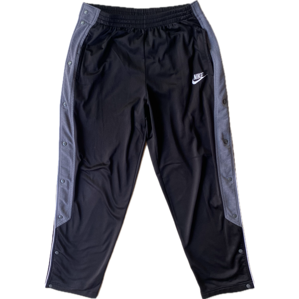 ✅ Pantalon Nike vintage boutons pression, noir, M légèrement cintré (38)