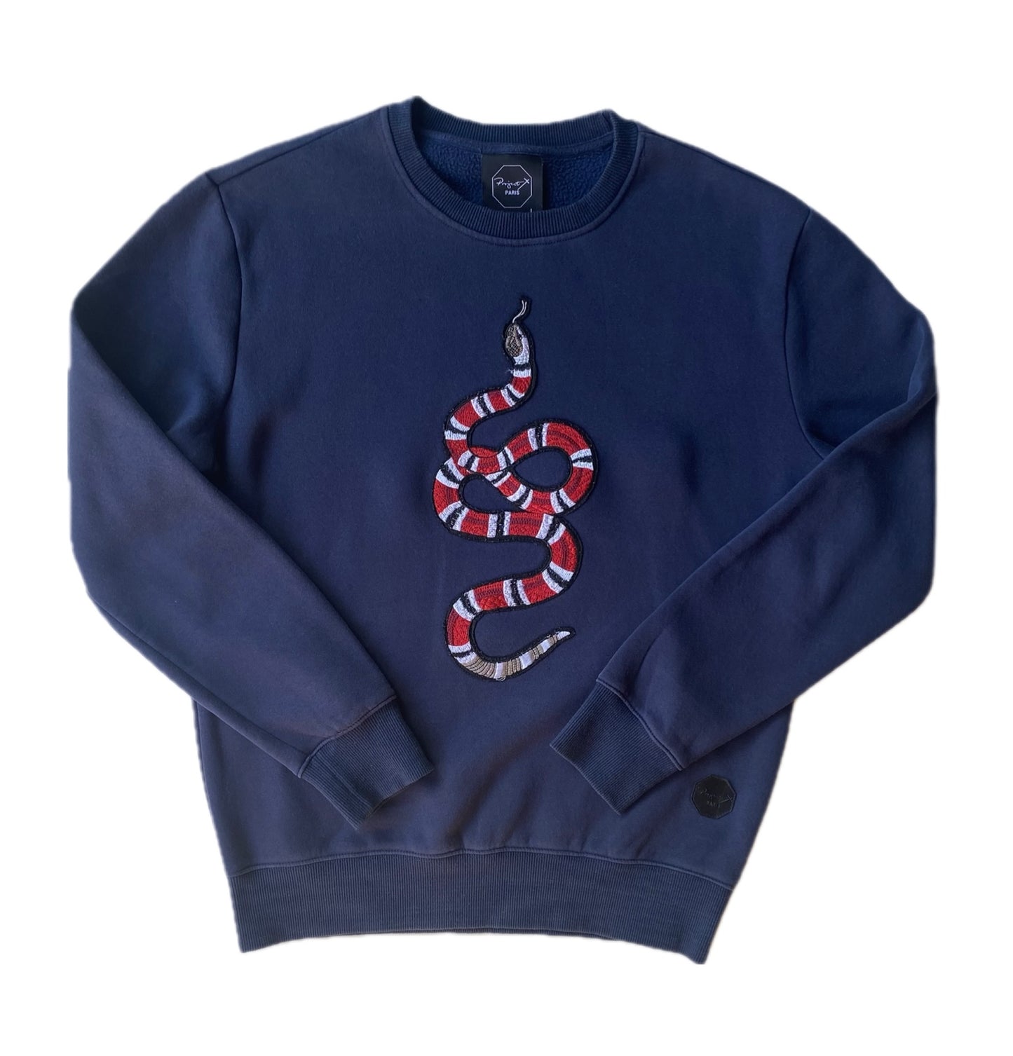 ✅ Pull Projet x Paris, bleu marine, L (légèrement cintré)