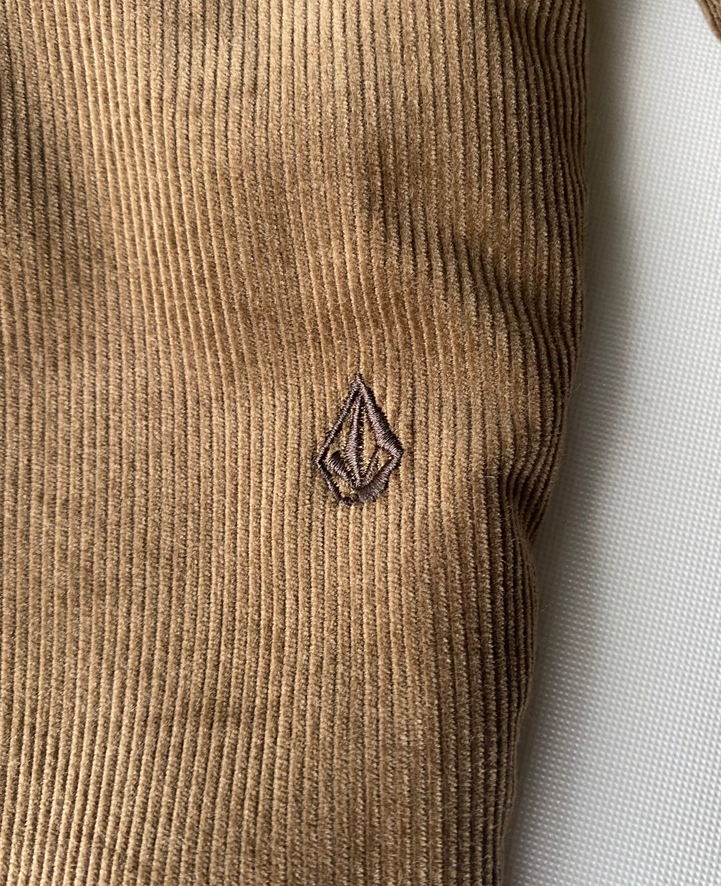 ✅ Veste velours côtelé polaire Volcom, marron, S