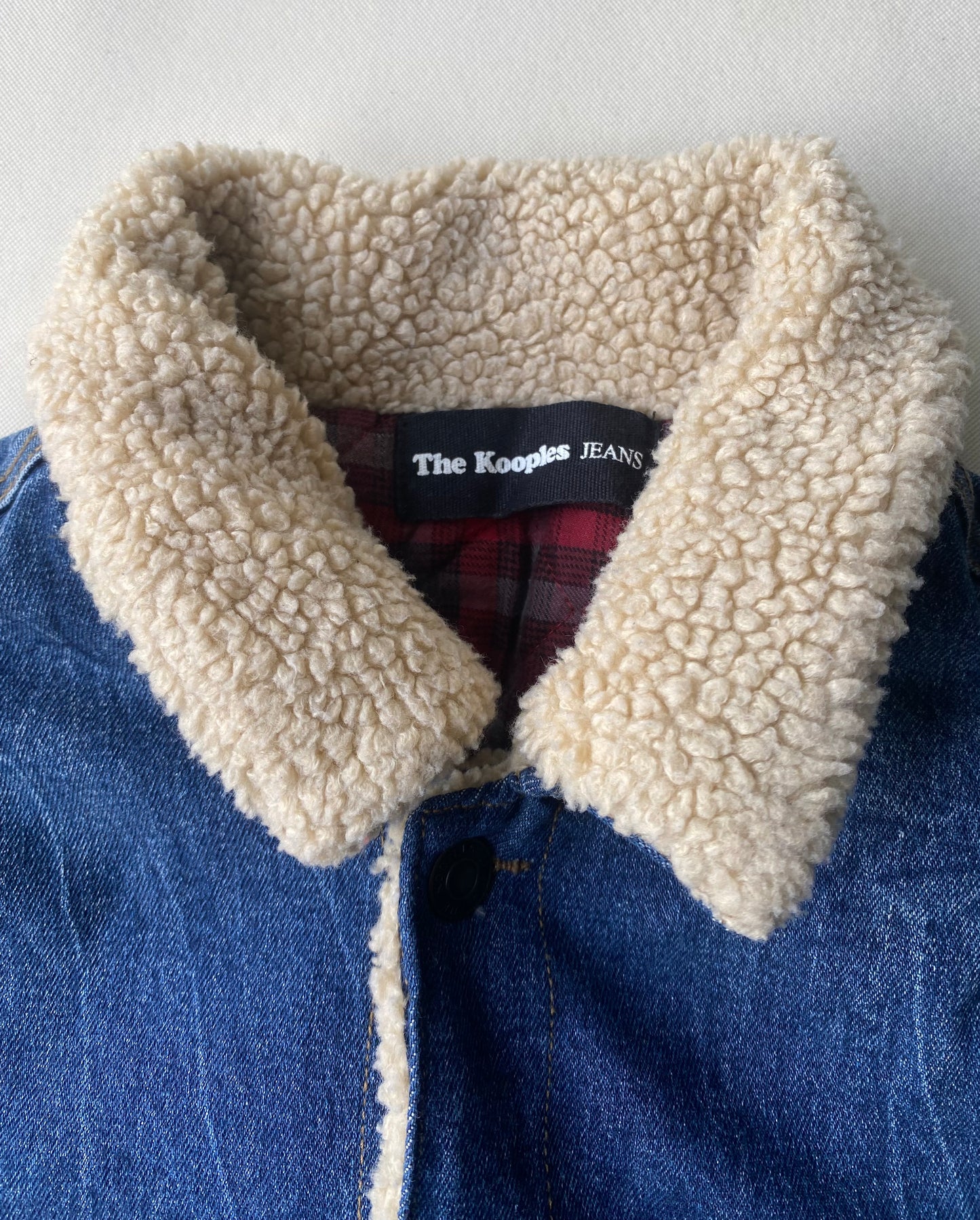 ✅ Veste jean polaire The Kooples, bleu jean, S