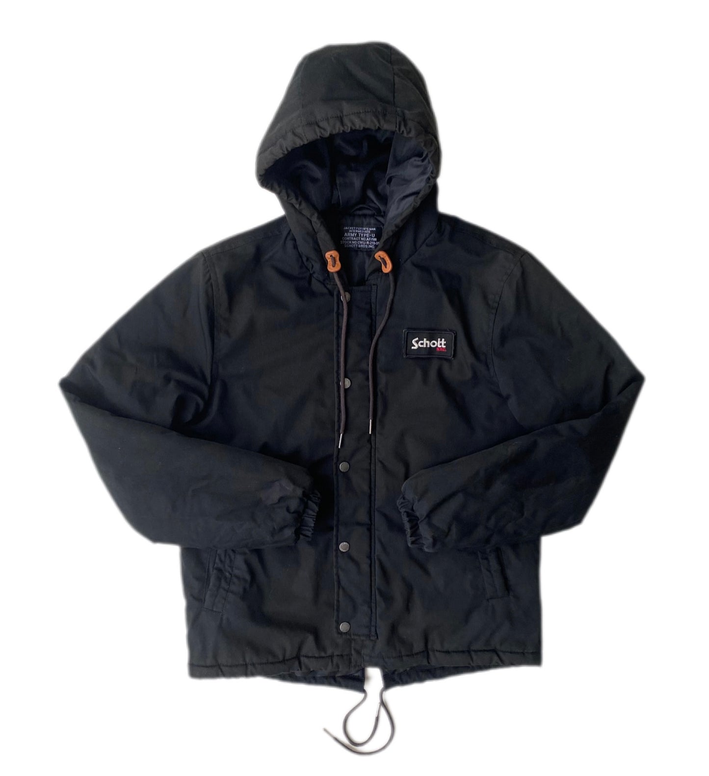 ✅ Manteau Schott, noir, M