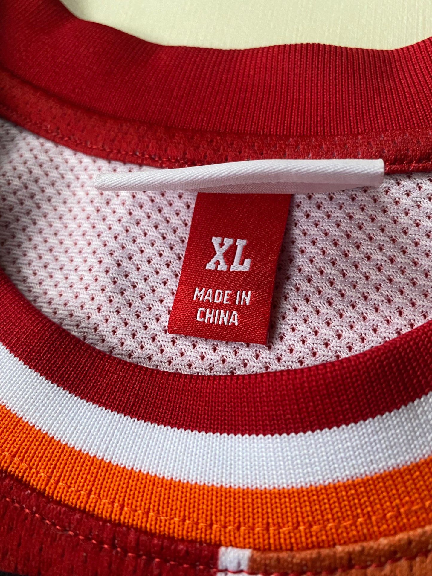 ✅ Maillot basket NBA Mitchell & Ness, Miami Heat, rouge, XL