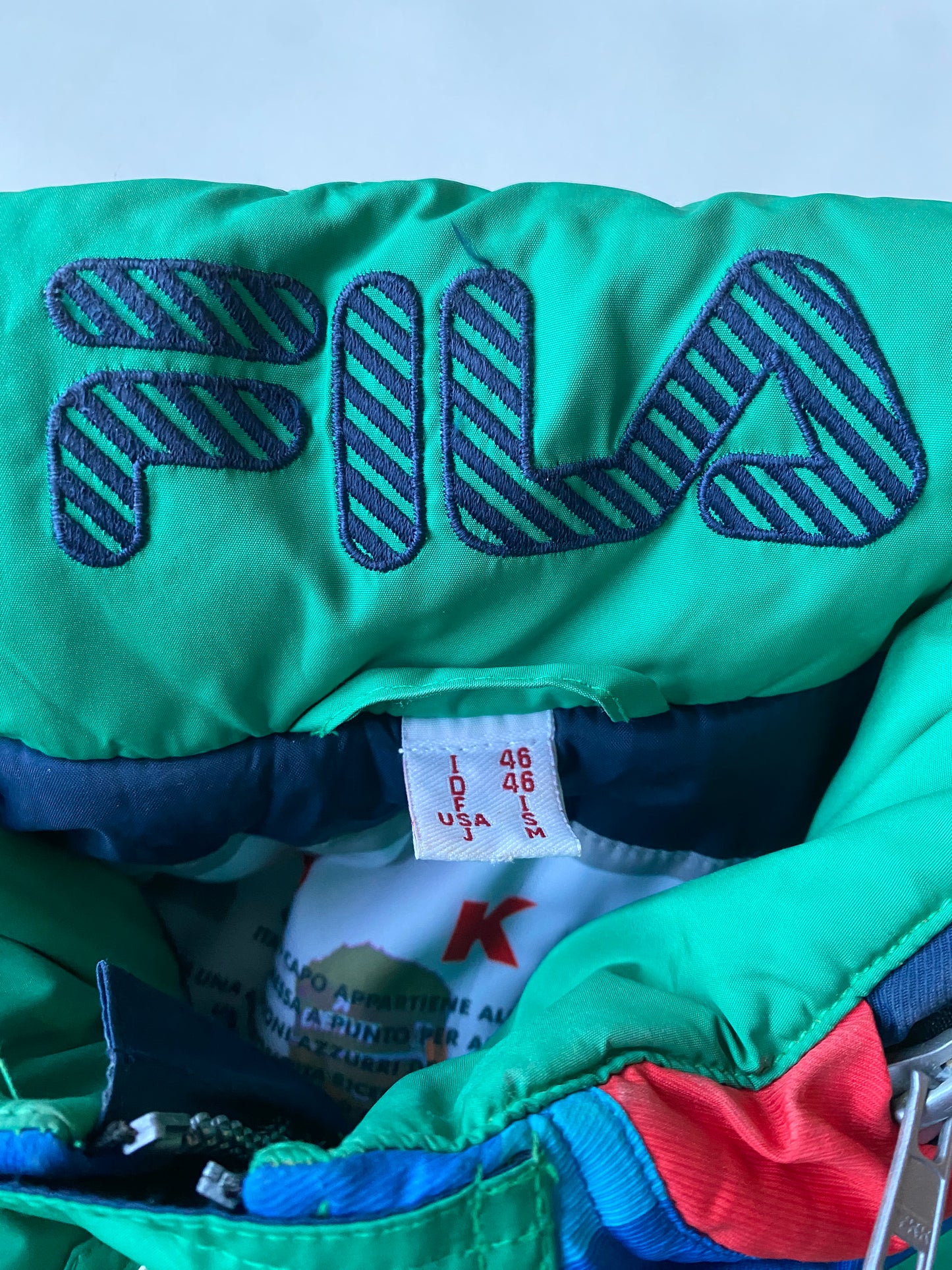✅ manteau vintage Fila, multicolore, L/XL