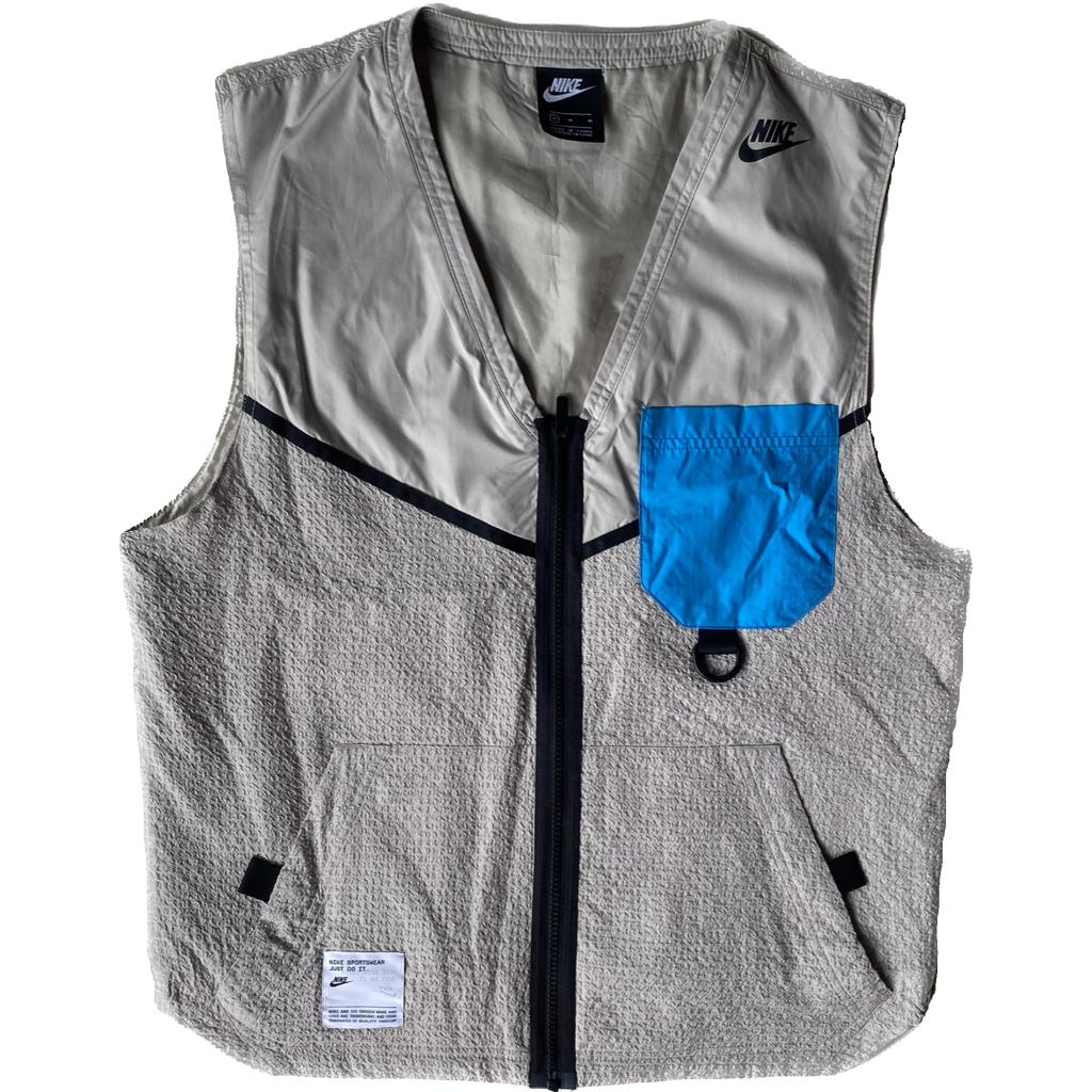 ✅ Gilet sans manches Nike, gris clair, M
