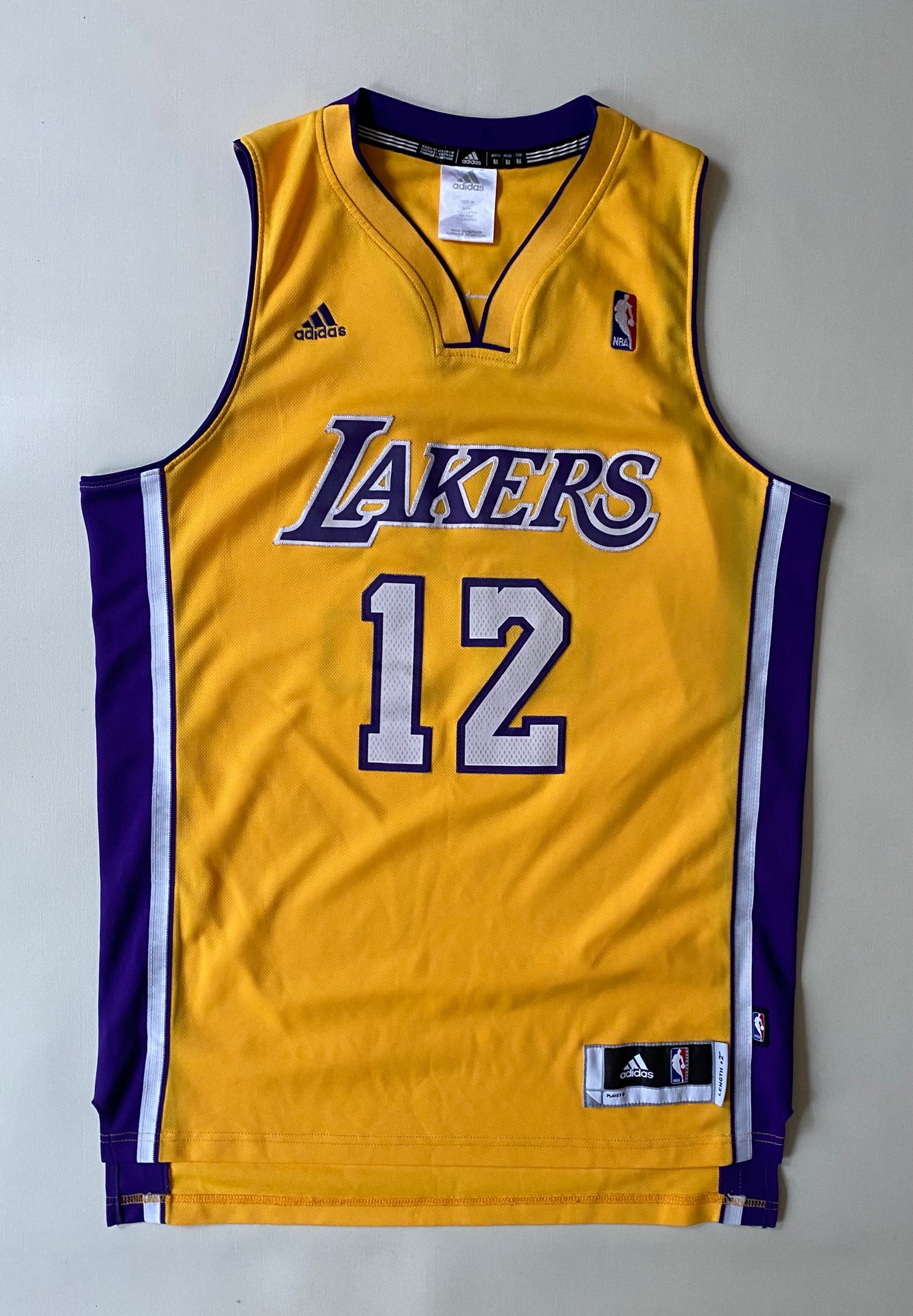 ✅ Maillot NBA Lakers Adidas, Dwight Howard, jaune, M