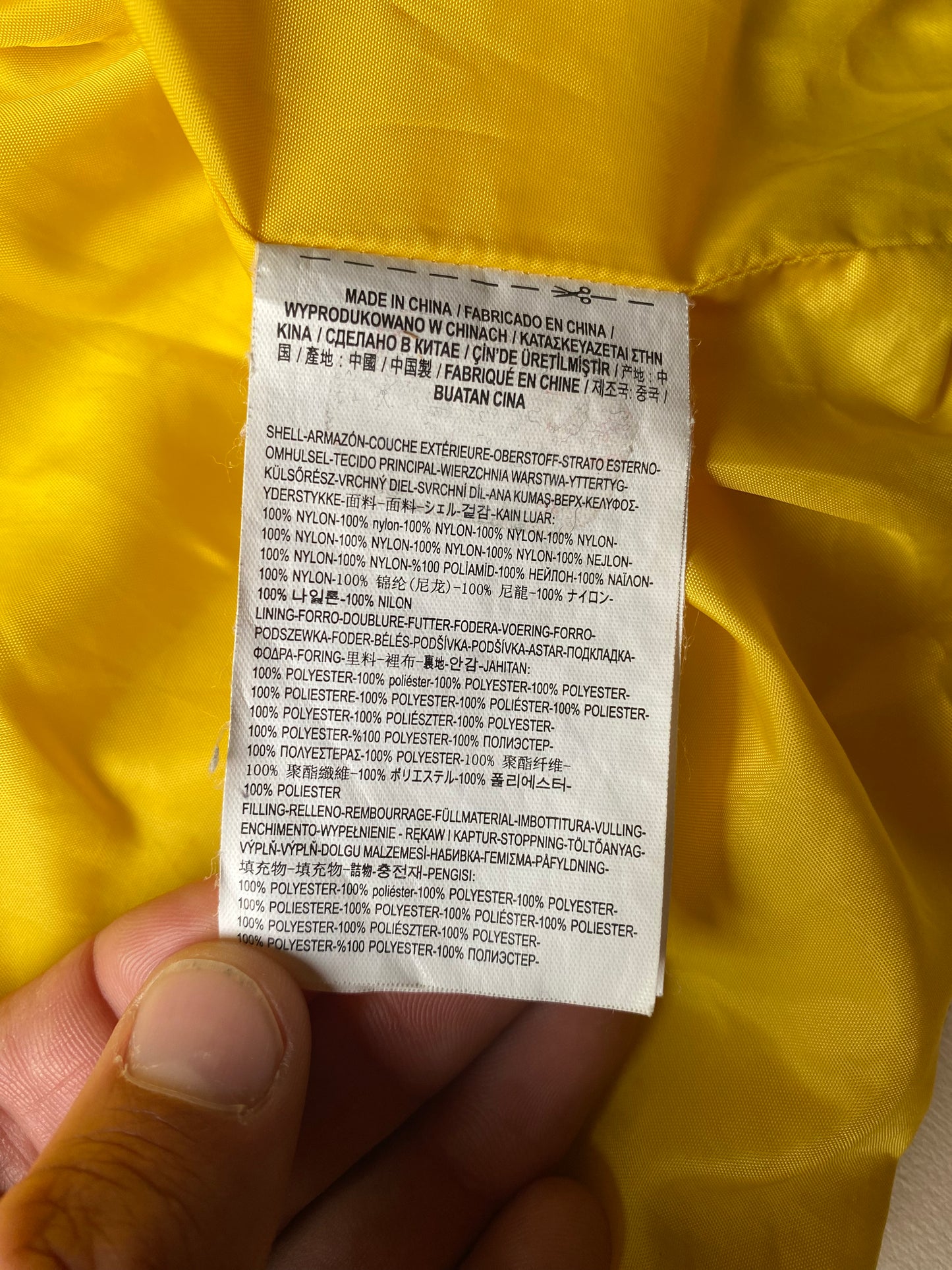 ✅ Doudoune Vans, Jaune, M/L