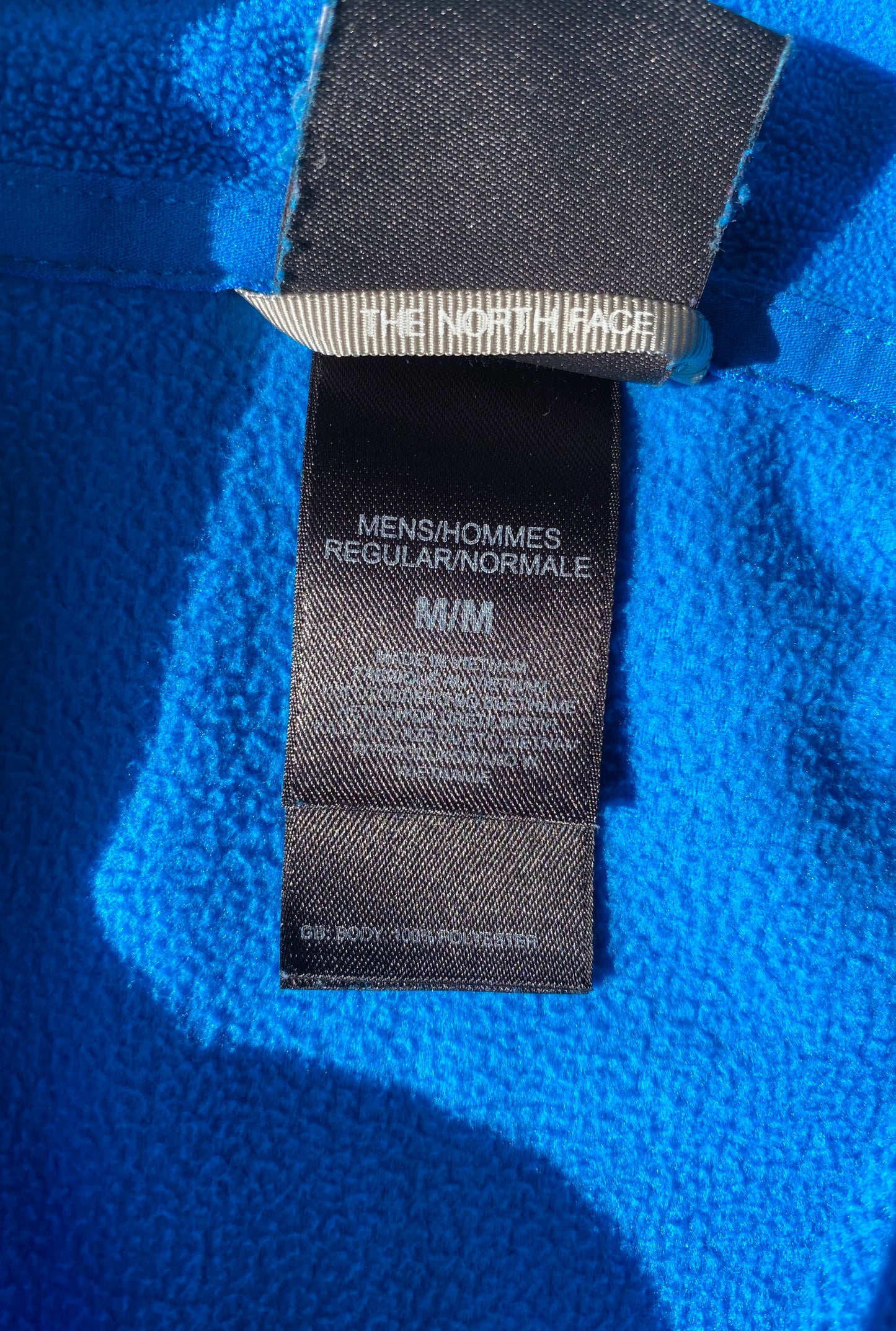 ✅ Polaire demi-zip the north face, bleu, M