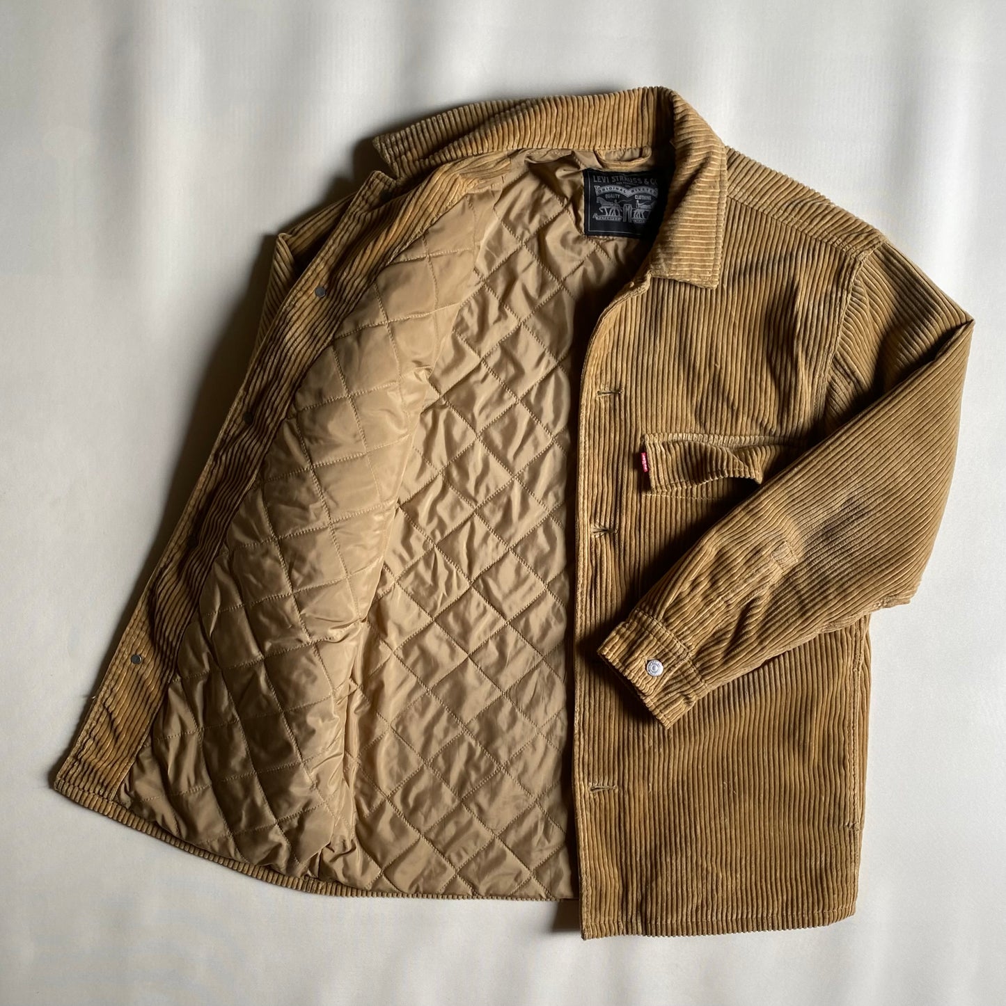 Veste velours côtelé Levi's, marron clair, M